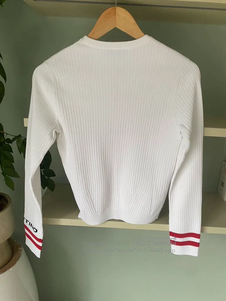 Valentino Valentino White knitwear Size L / US 10 / IT 46 - 3 Thumbnail
