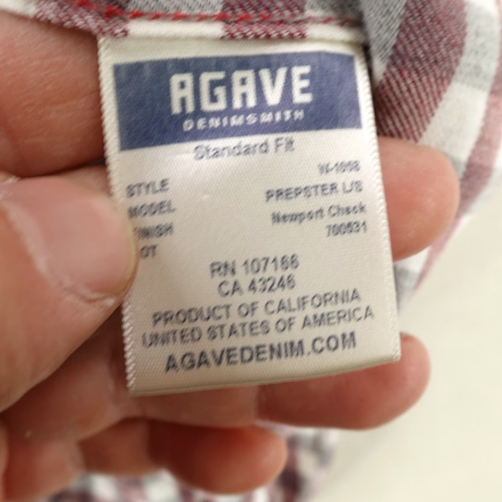 Vintage VINTAGE Agave Plaid Flannel Button-Up Shirt Mens Medium Red Gray Outdoor Prepster Size US M / EU 48-50 / 2 - 5 Thumbnail