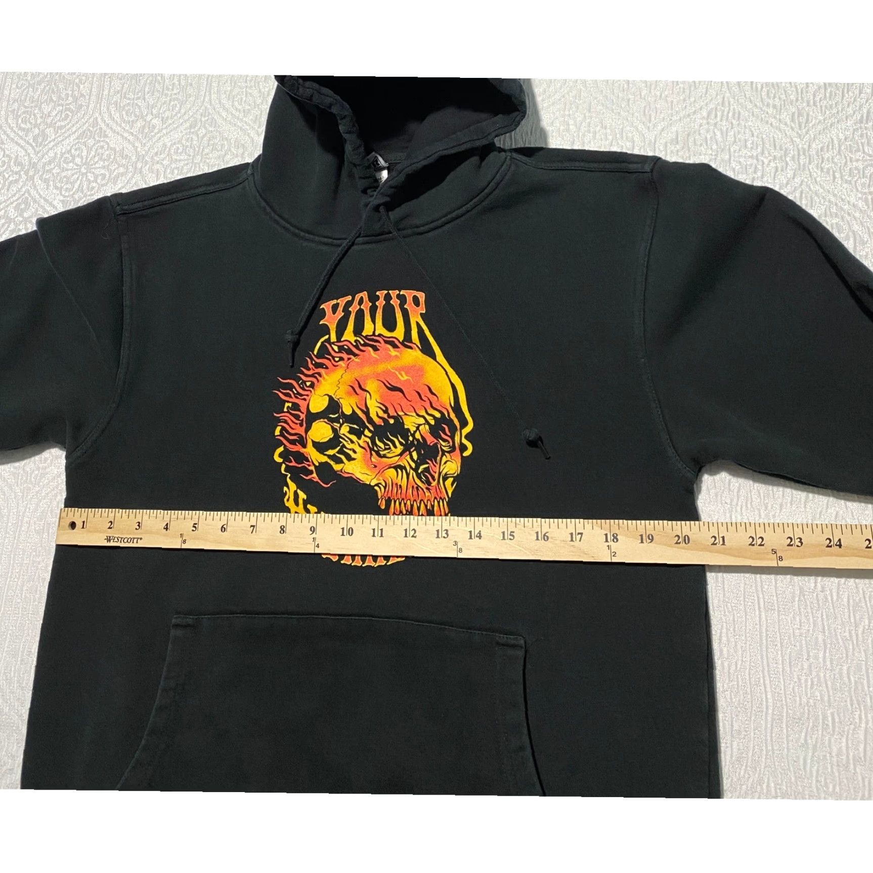 Vintage VINTAGE Your Highness Pullover Hoodie Black Graphic Print Hooded Pockets Long Sleeve Mall? Size US M / EU 48-50 / 2 - 7 Thumbnail