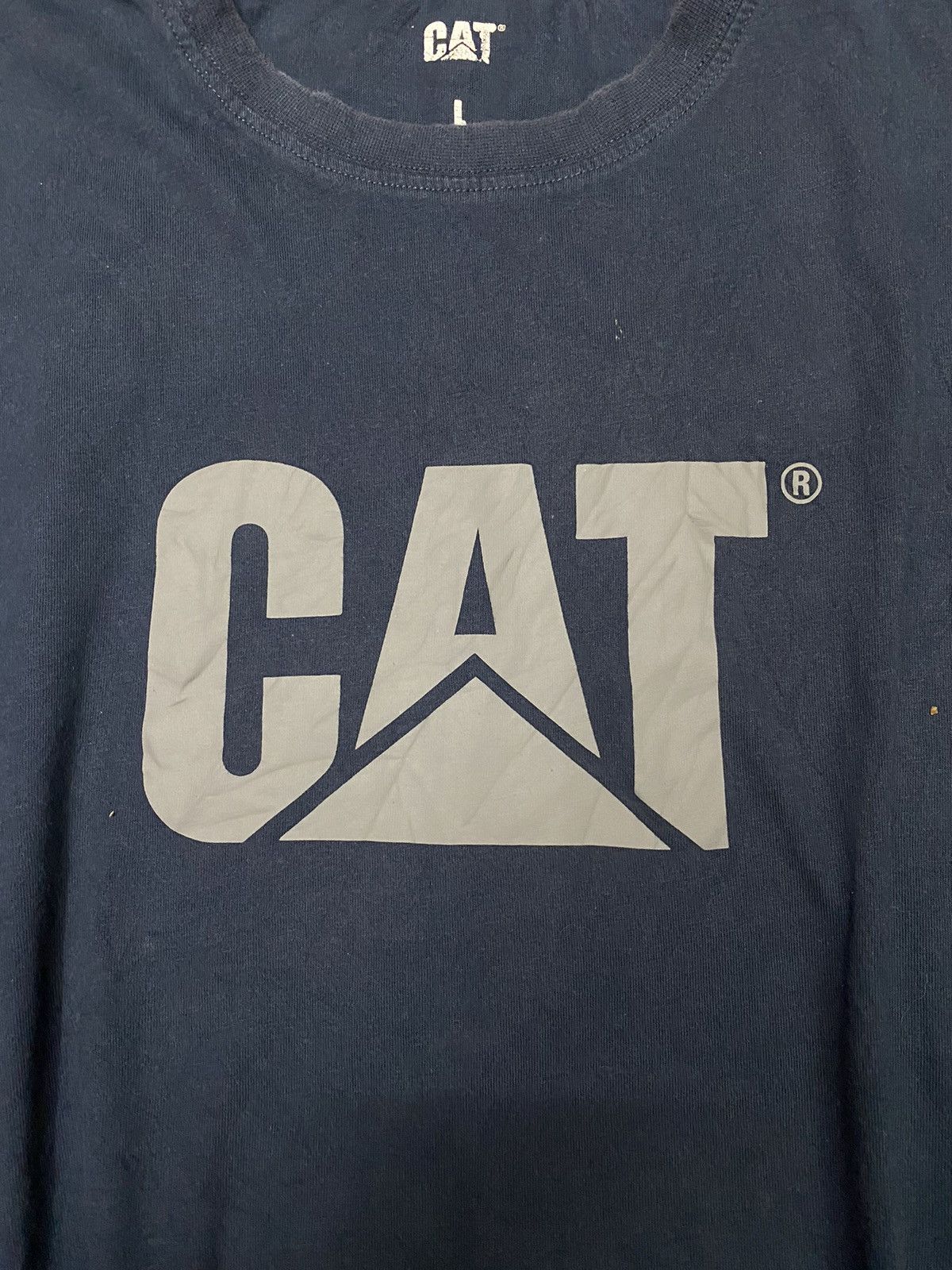 Caterpillar Caterpillar blue yellow tshirt Size US L / EU 52-54 / 3 - 3 Thumbnail
