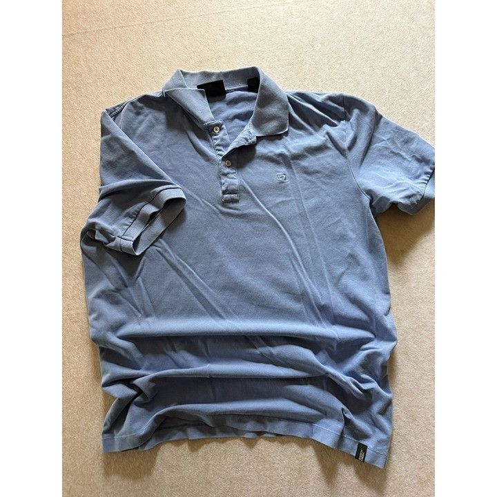 Scotch & Soda Scotch & Soda Polo Shirt Mens Large Blue 1031 Size US L / EU 52-54 / 3 - 8 Thumbnail