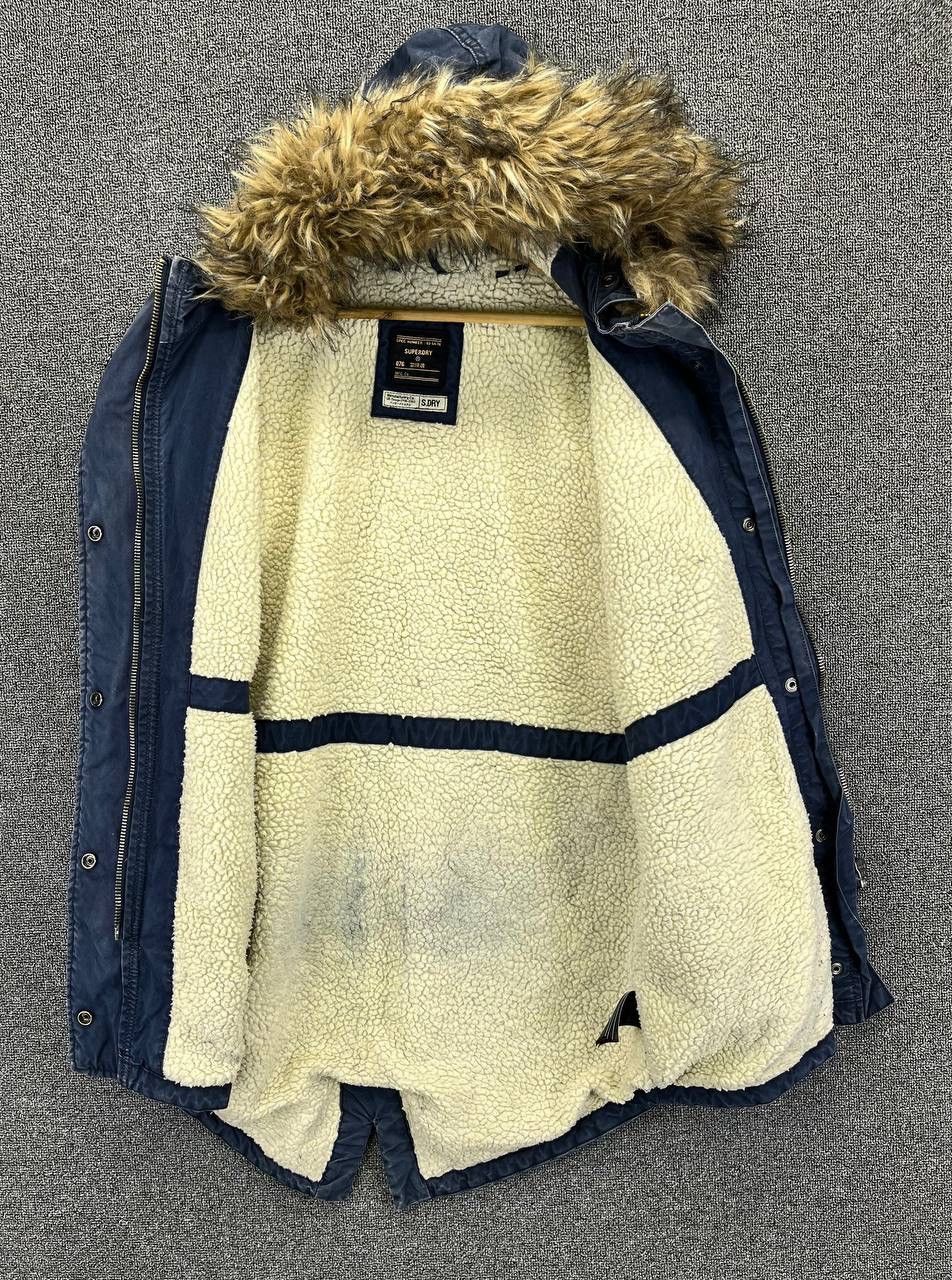 Japanese Brand Vintage Superdry Fur Hoodie Trashed Punk Jacket Size S / US 4 / IT 40 - 5 Thumbnail