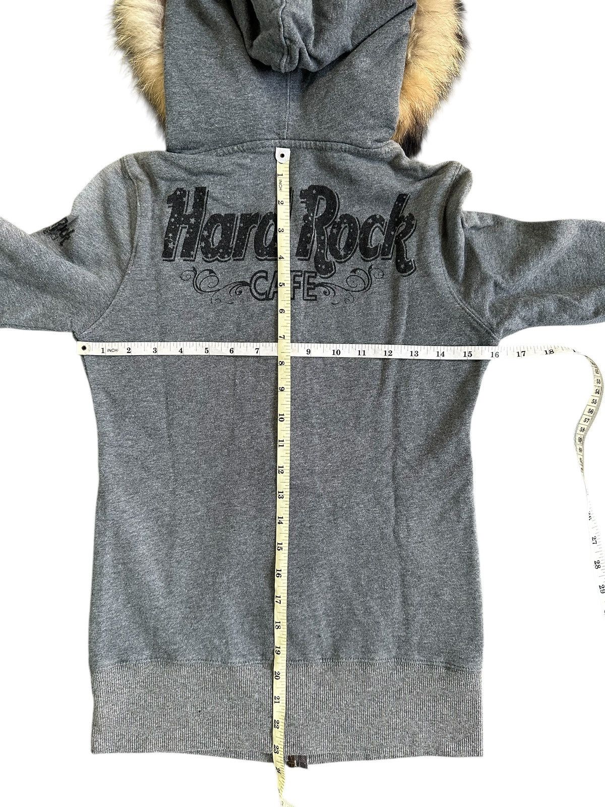 Hard Rock Cafe 2000s HARD ROCK CAFE FUR ZIP HOODIE IFSIXWASNINE LGB STYLE Size XS / US 0-2 / IT 36-38 - 8 Thumbnail