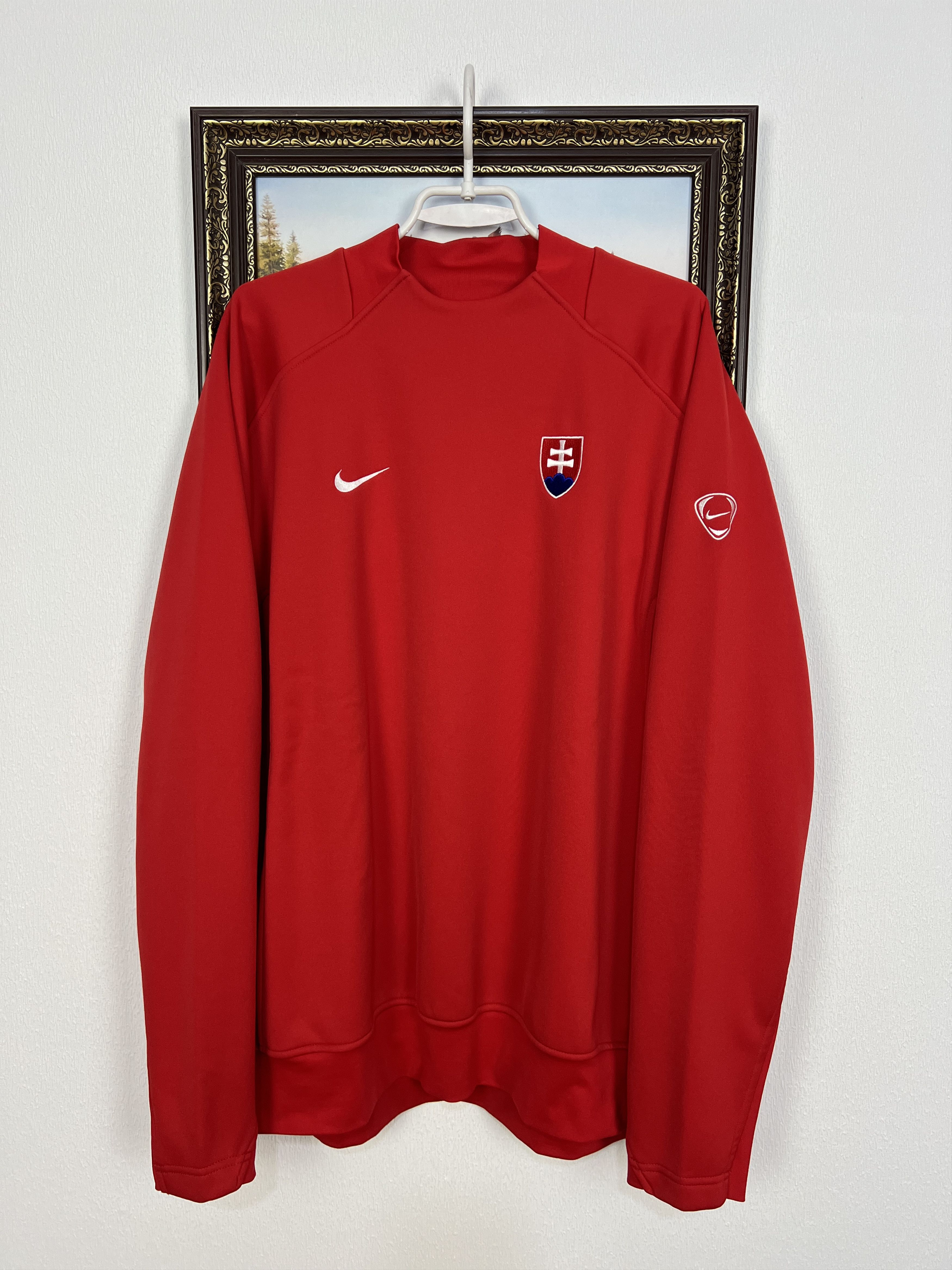 Vintage Nike Slovakia Football Sweatshirt Soccer Crewneck