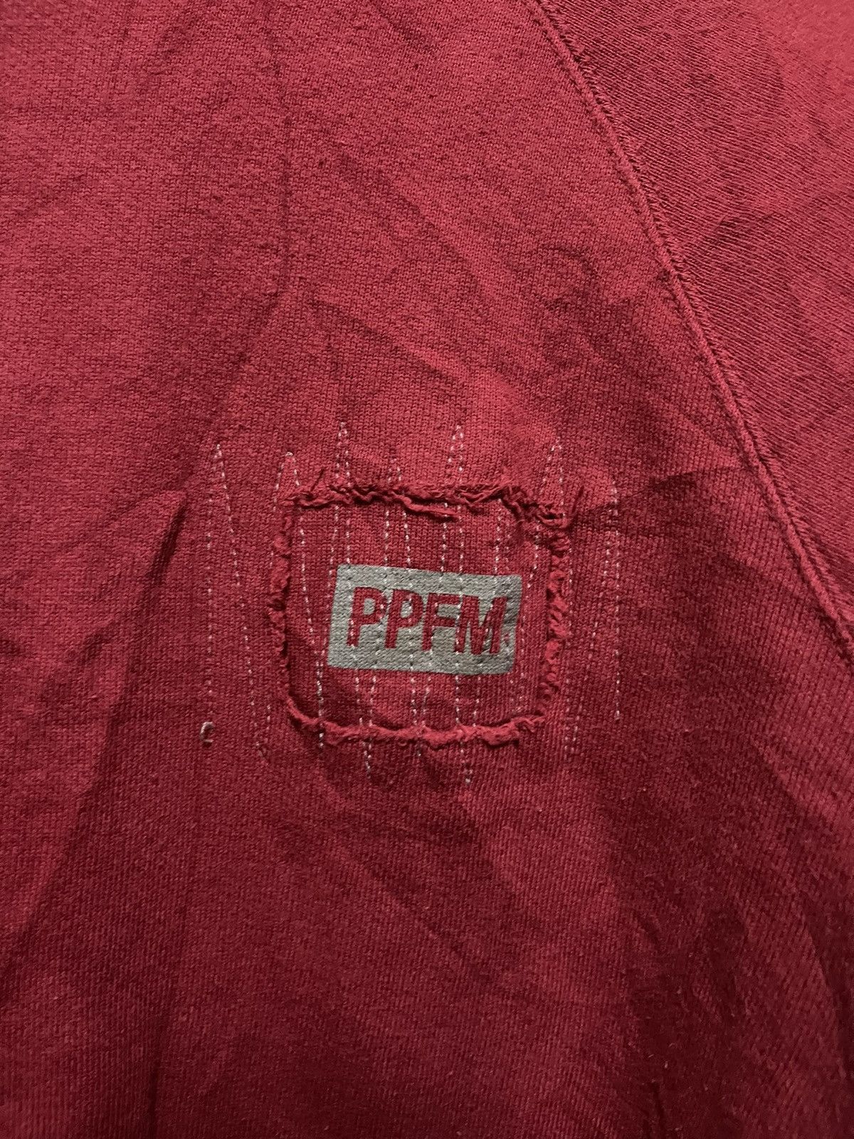 Japanese Brand PPFM Zipper Hoodie Distressed Size US L / EU 52-54 / 3 - 10 Thumbnail