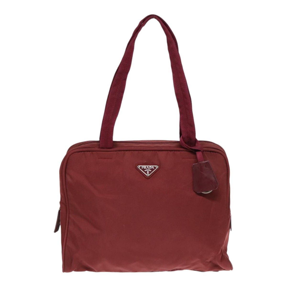 Prada Tessuto Red Synthetic Tote Bag (Pre-Owned) Size ONE SIZE - 1 Thumbnail