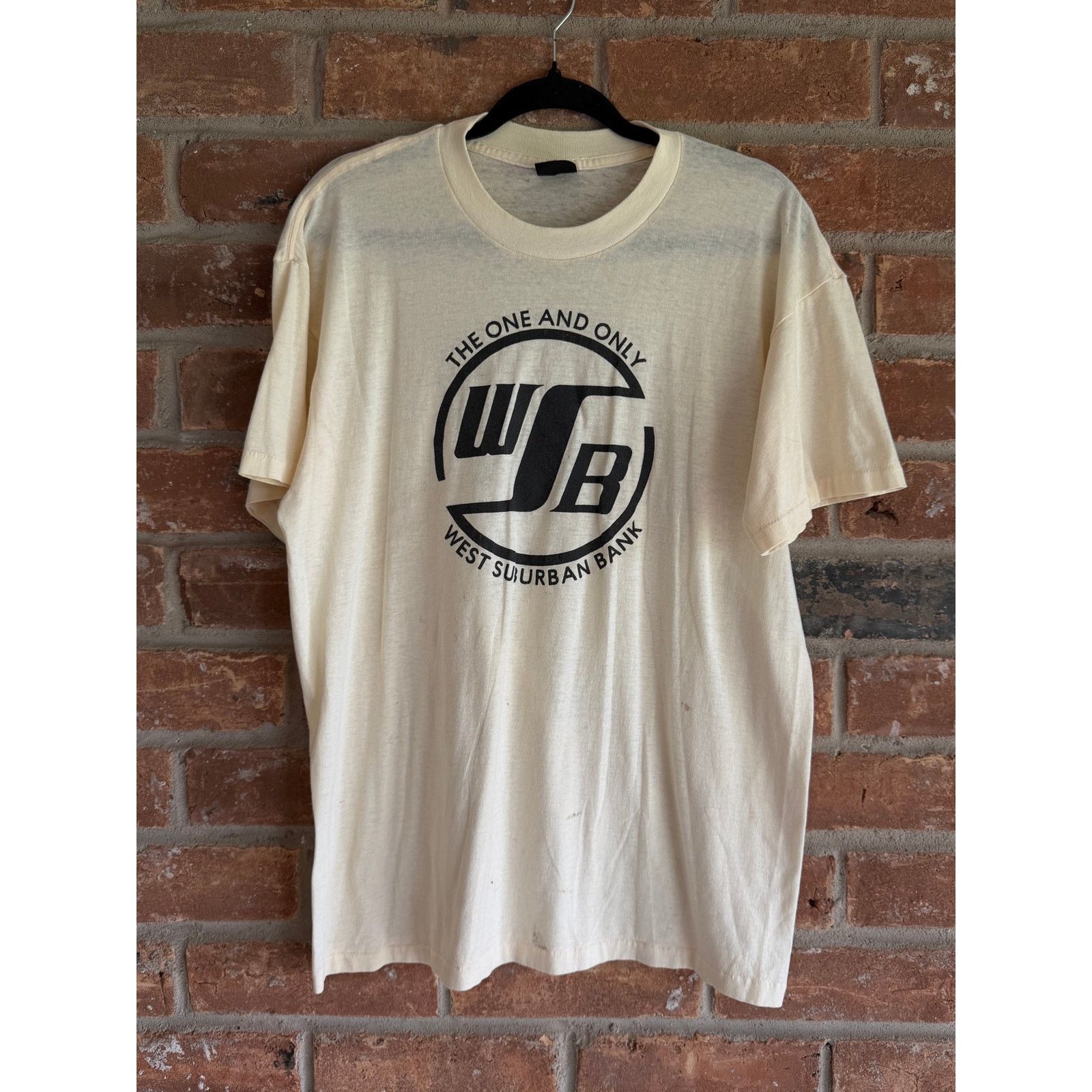 Vintage Vintage West Suburban Bank Single Stitch Tee USA Size US L / EU 52-54 / 3 - 1 Thumbnail