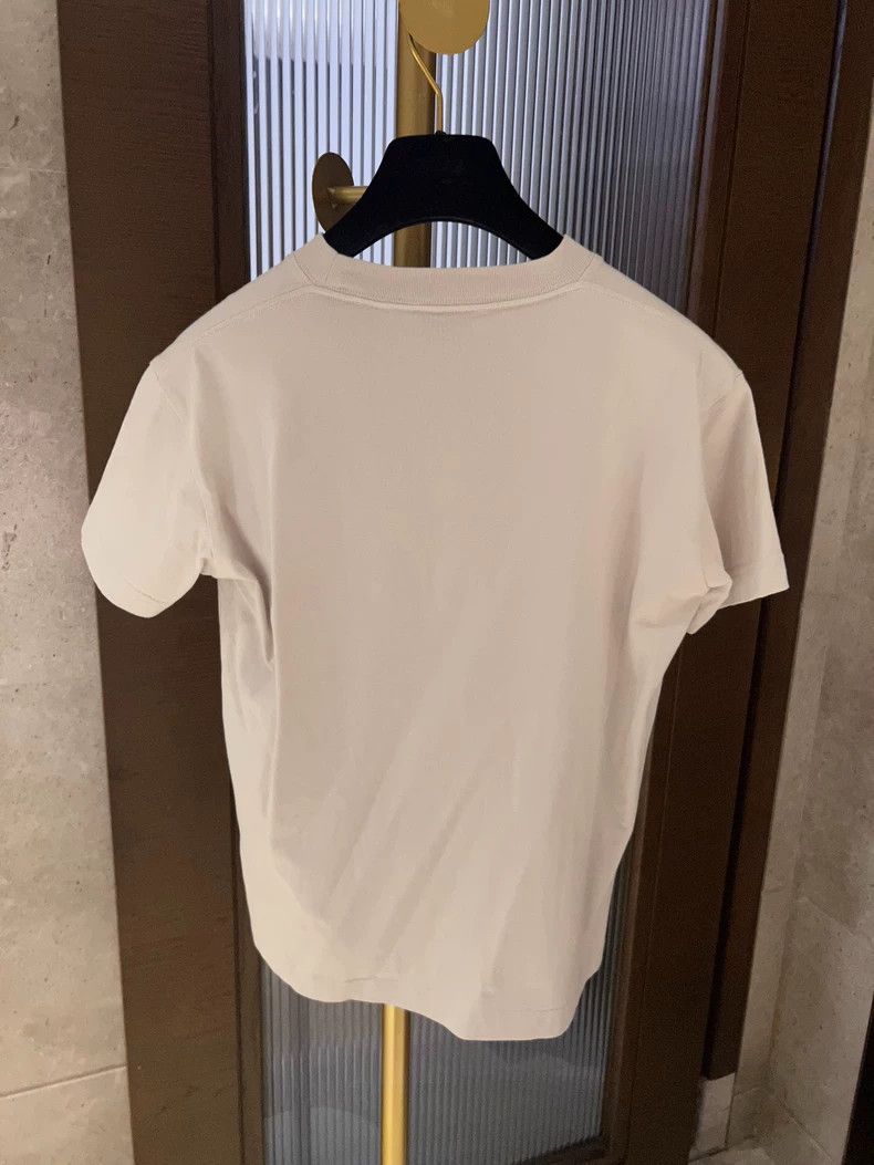 Balenciaga Balenciaga Wheat ear double B embroidered T shirt rice whi Size US M / EU 48-50 / 2 - 6 Thumbnail