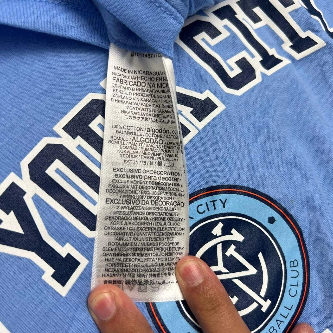 Other New York City FC Shirt Men Short Sleeve Crew Neck New L Size US L / EU 52-54 / 3 - 4 Thumbnail
