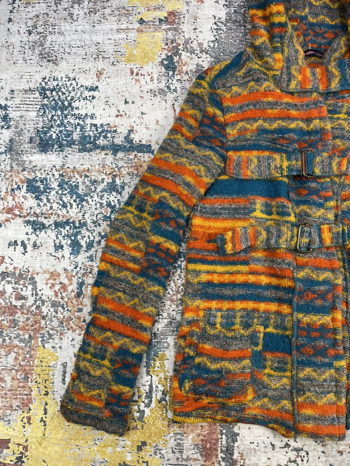 Japanese Brand Miss Miss By Valentina Italian Hoodie Wool Jackets Size S / US 4 / IT 40 - 3 Thumbnail