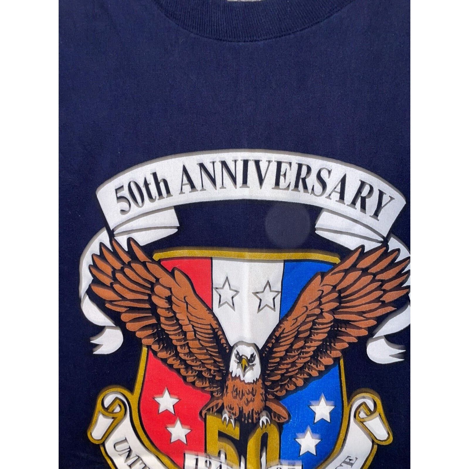 Vintage Vintage United States Air Force Shirt USAF Blue Tee 90s XL Size US XL / EU 56 / 4 - 2 Thumbnail