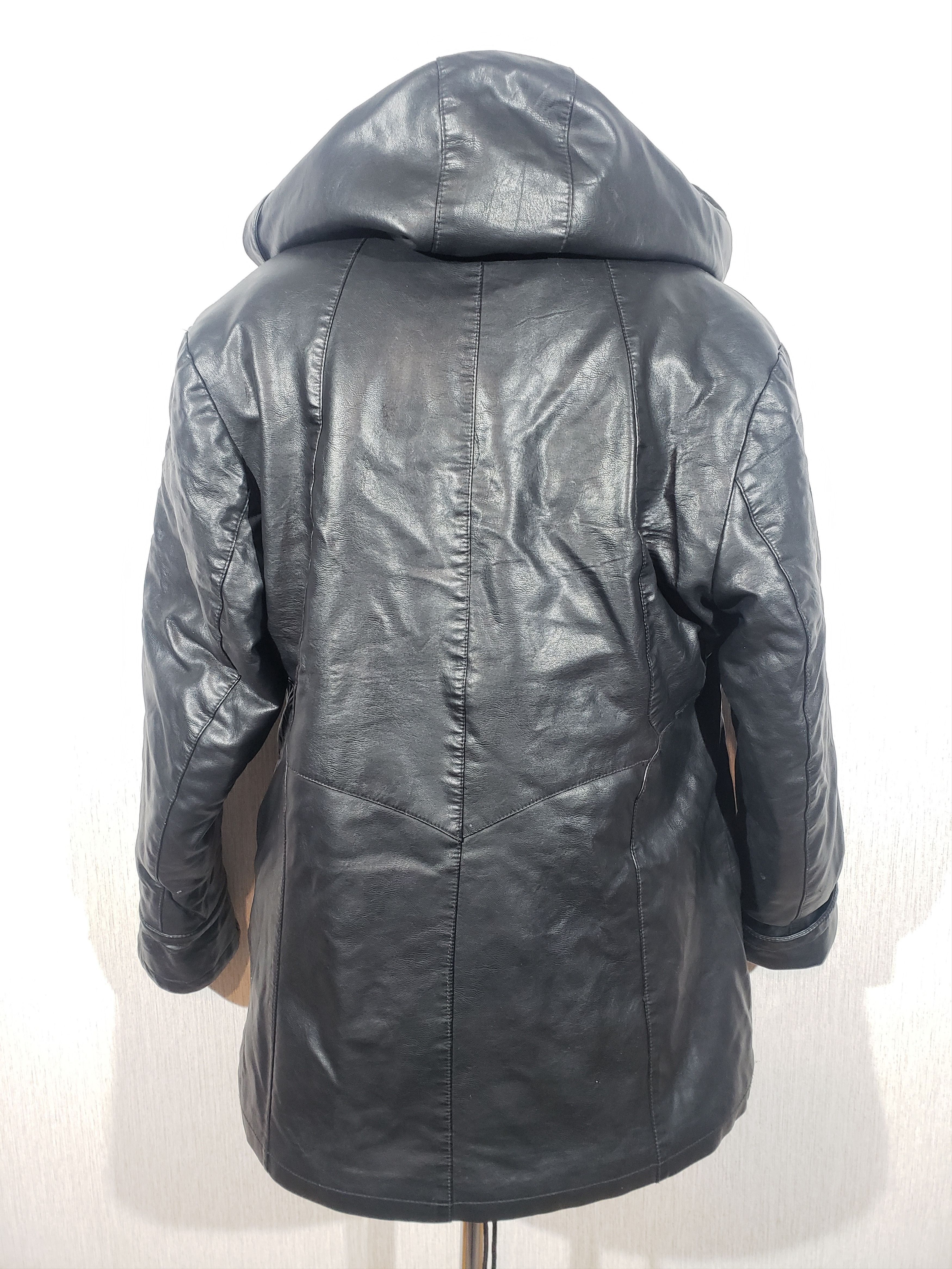 Other Warm stylish women's sheepskin coat with faux fur. Size XL / US 12-14 / IT 48-50 - 4 Thumbnail