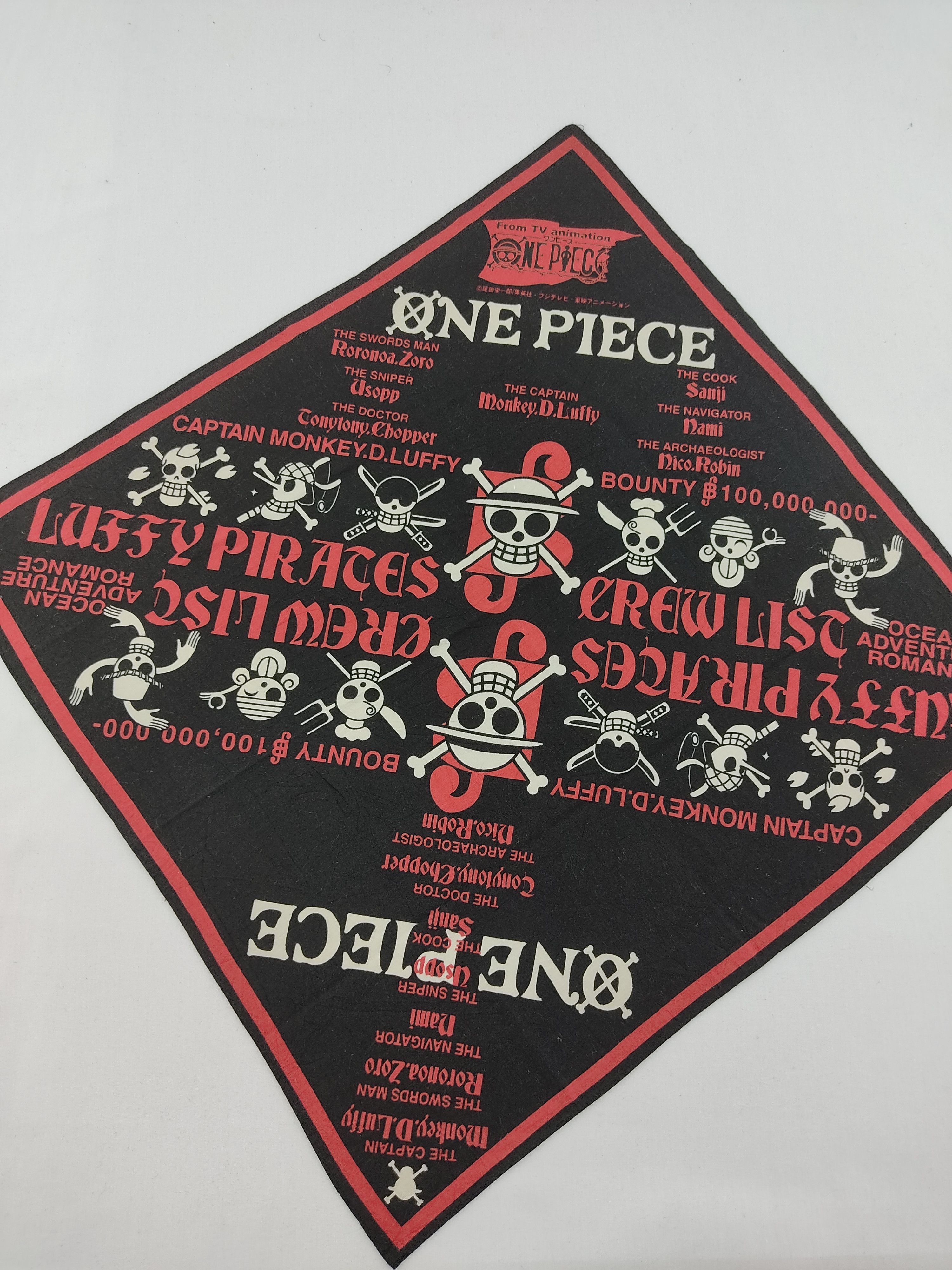 One Piece Vintage One Piece Bandana Size ONE SIZE - 4 Thumbnail