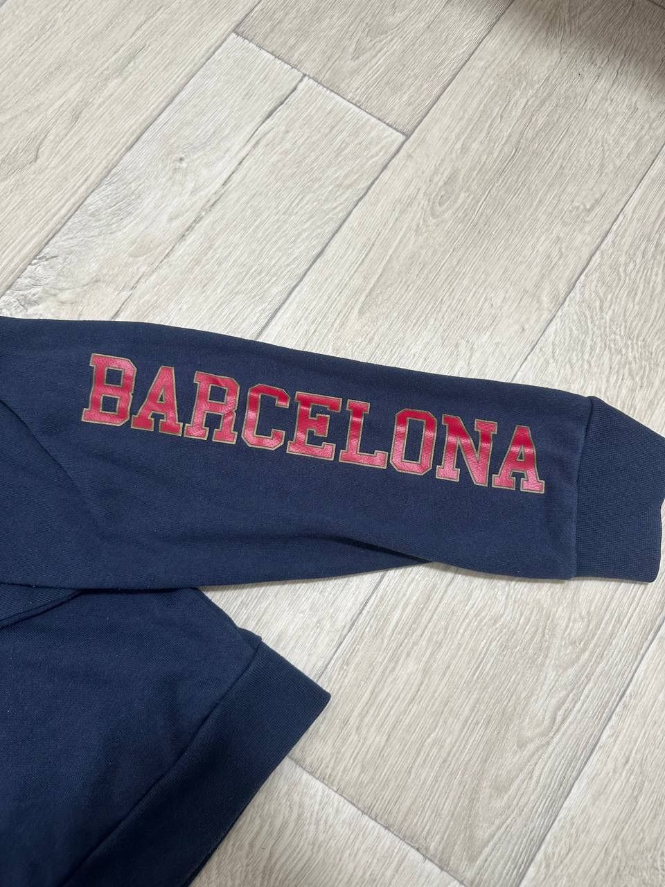 Nike Vintage Nike FC Barcelona Hoodie Navy Sweatshirt Blokecore L Size US L / EU 52-54 / 3 - 6 Thumbnail
