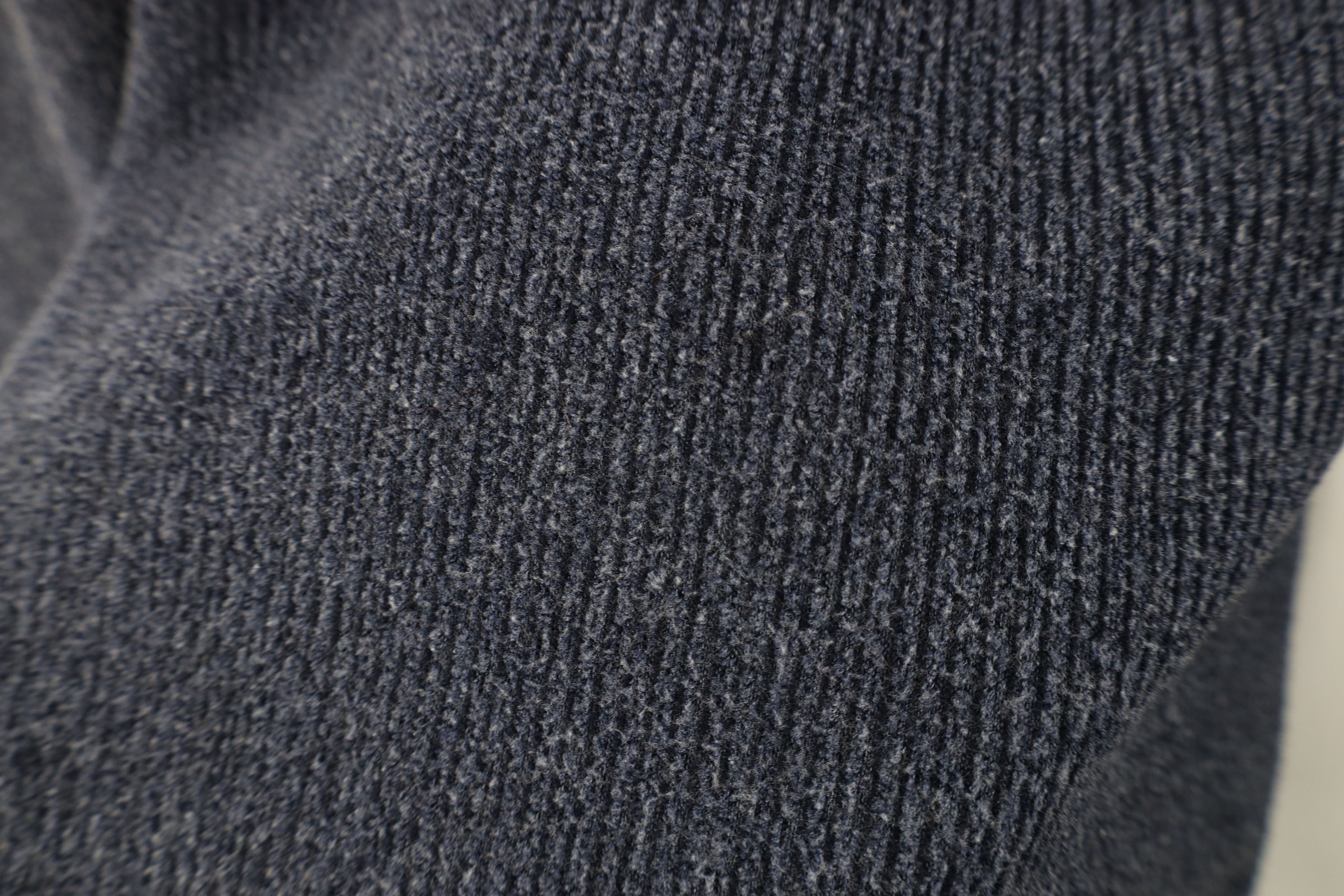 Vintage Vintage 90s Streetwear Knit Fleece Collared Sweatshirt Blue Size US M / EU 48-50 / 2 - 4 Thumbnail