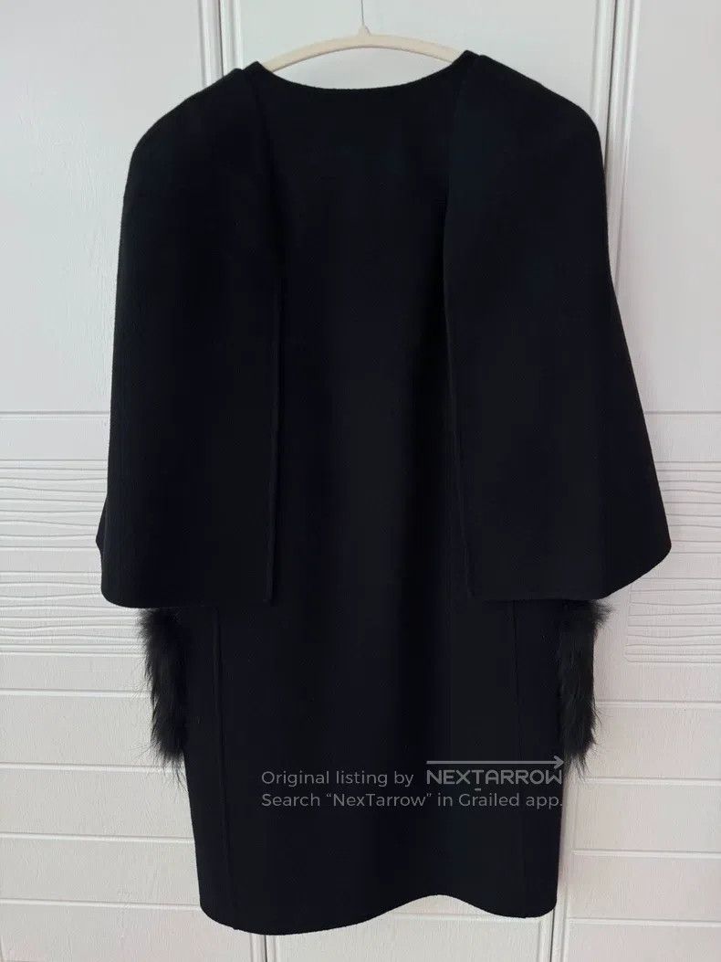 Fendi Fendi Black classic cashmere cloak coat Size XS / US 0-2 / IT 36-38 - 2 Thumbnail