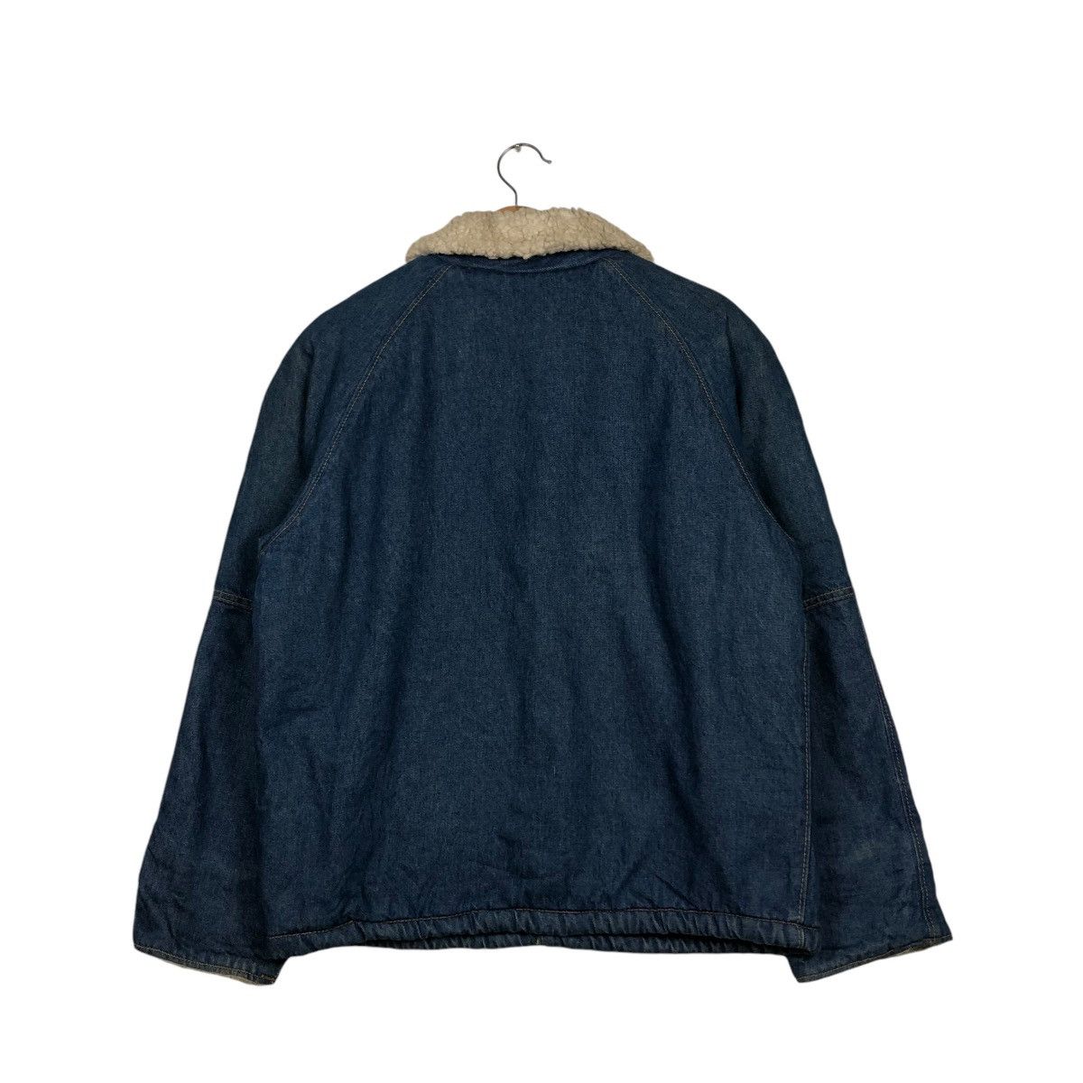 Vintage 🔥VINTAGE DENIM BIKER JACKET BIG JOHN SHERPA TOYO ENTERPRISE Size US L / EU 52-54 / 3 - 8 Thumbnail