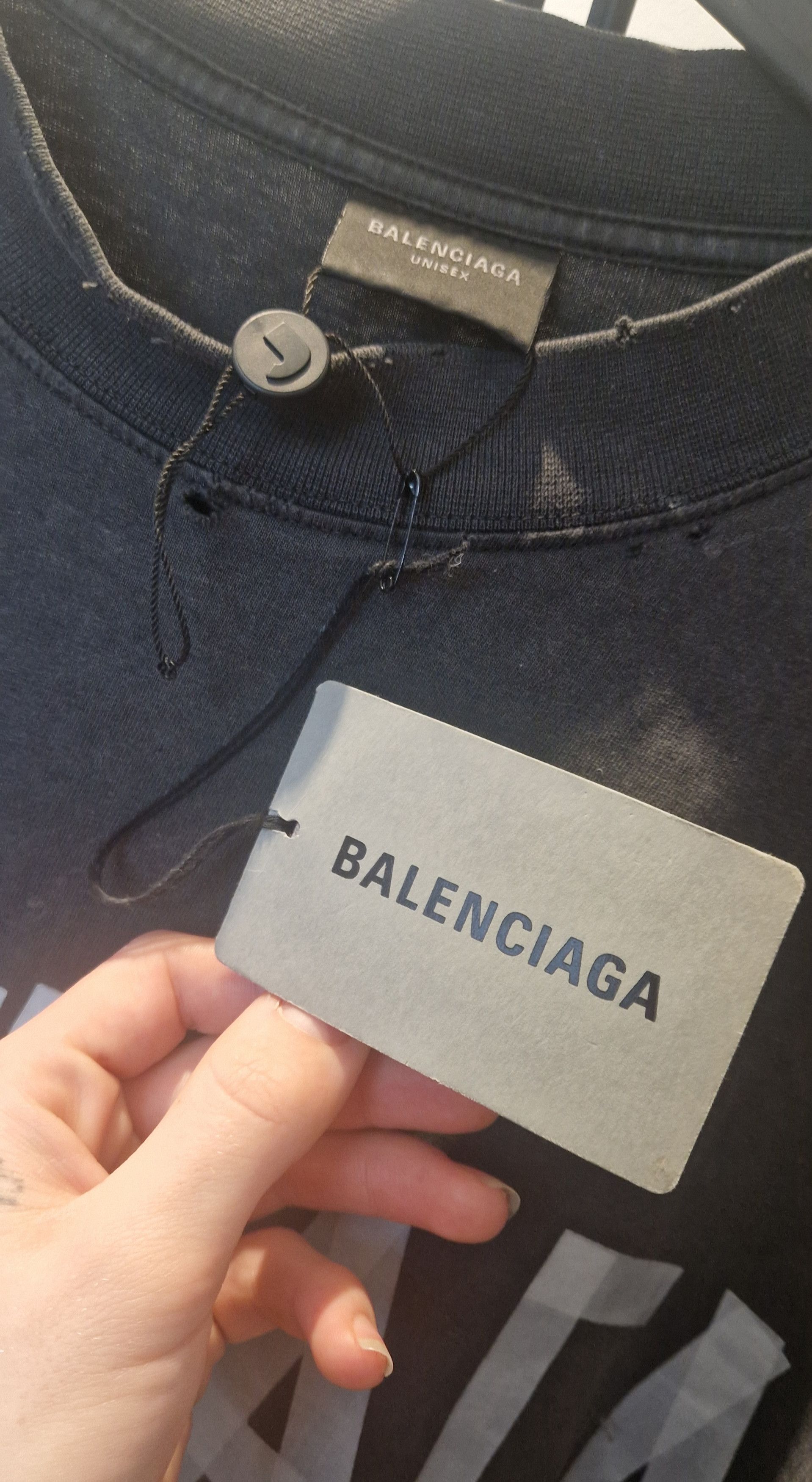 Balenciaga Tape Type T-Shirt Size US L / EU 52-54 / 3 - 4 Thumbnail