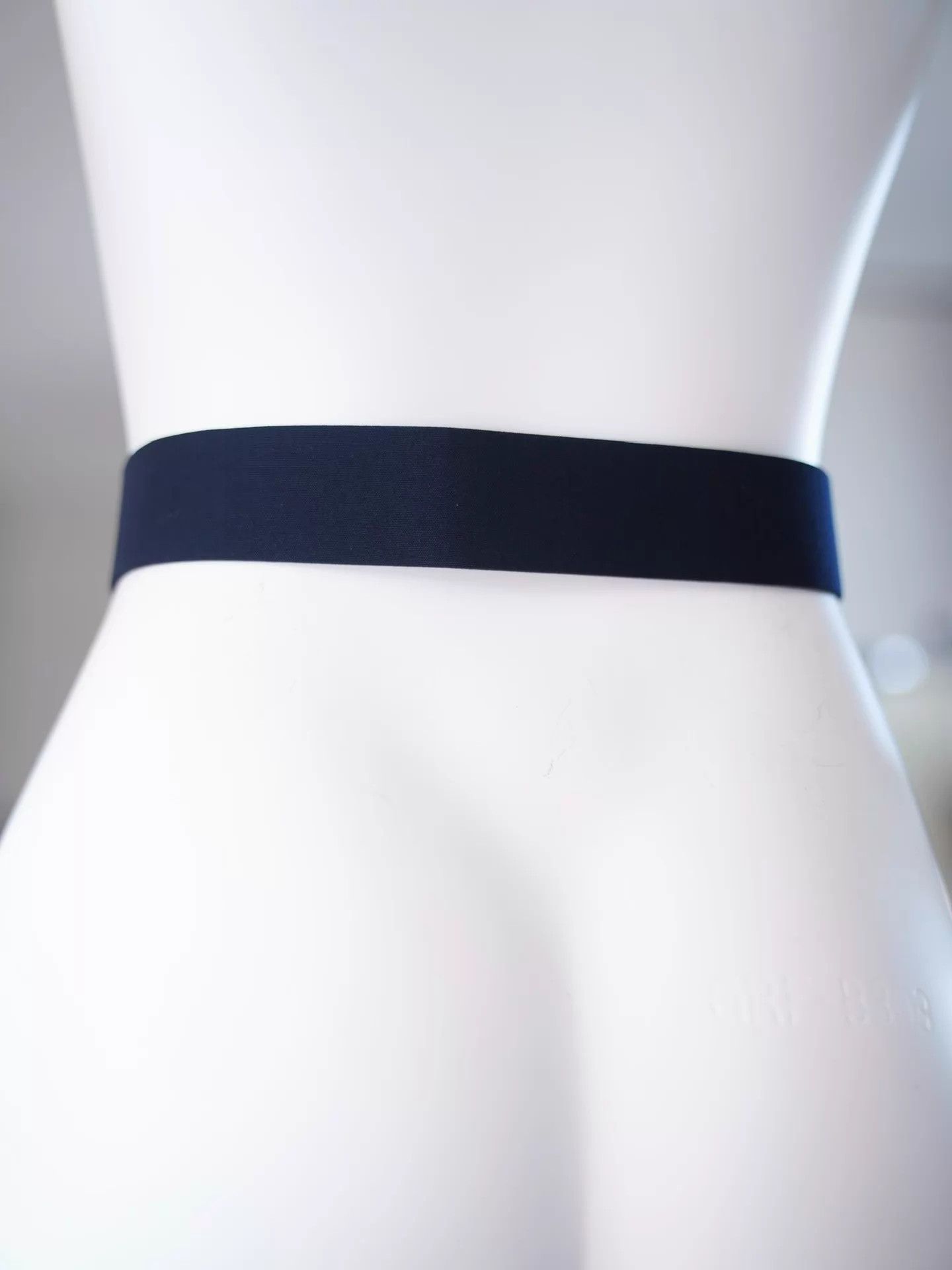 Chanel Chanel Vintage Navy CC Buckle Belt 3.6cm XS Size ONE SIZE - 6 Thumbnail