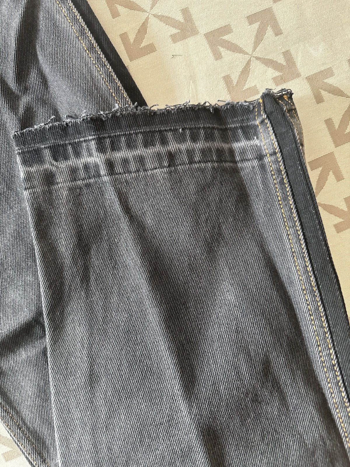 Alexander McQueen Grey raw denim jeans Size US 28 / EU 44 - 4 Thumbnail