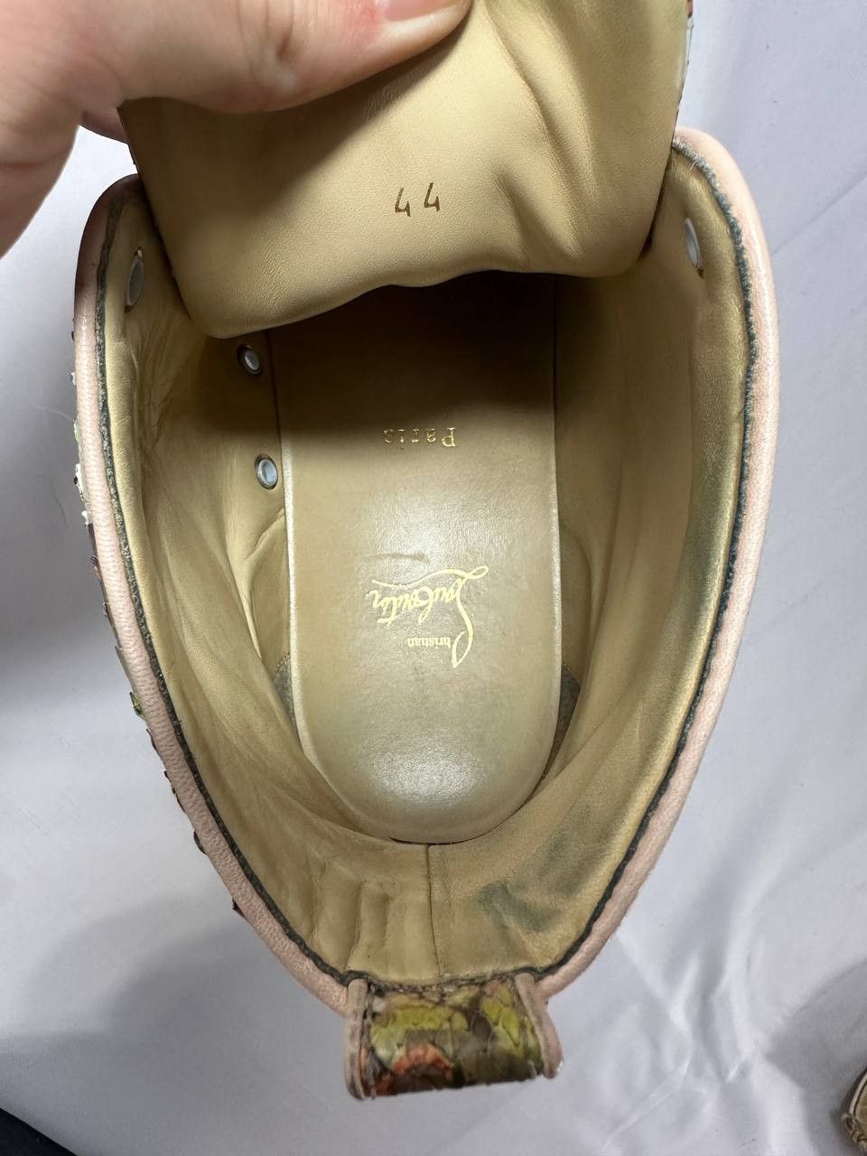 Christian Louboutin Christian Louboutin Rantus Orlato Flat Python Faience Size US 11 / EU 44 - 16 Thumbnail