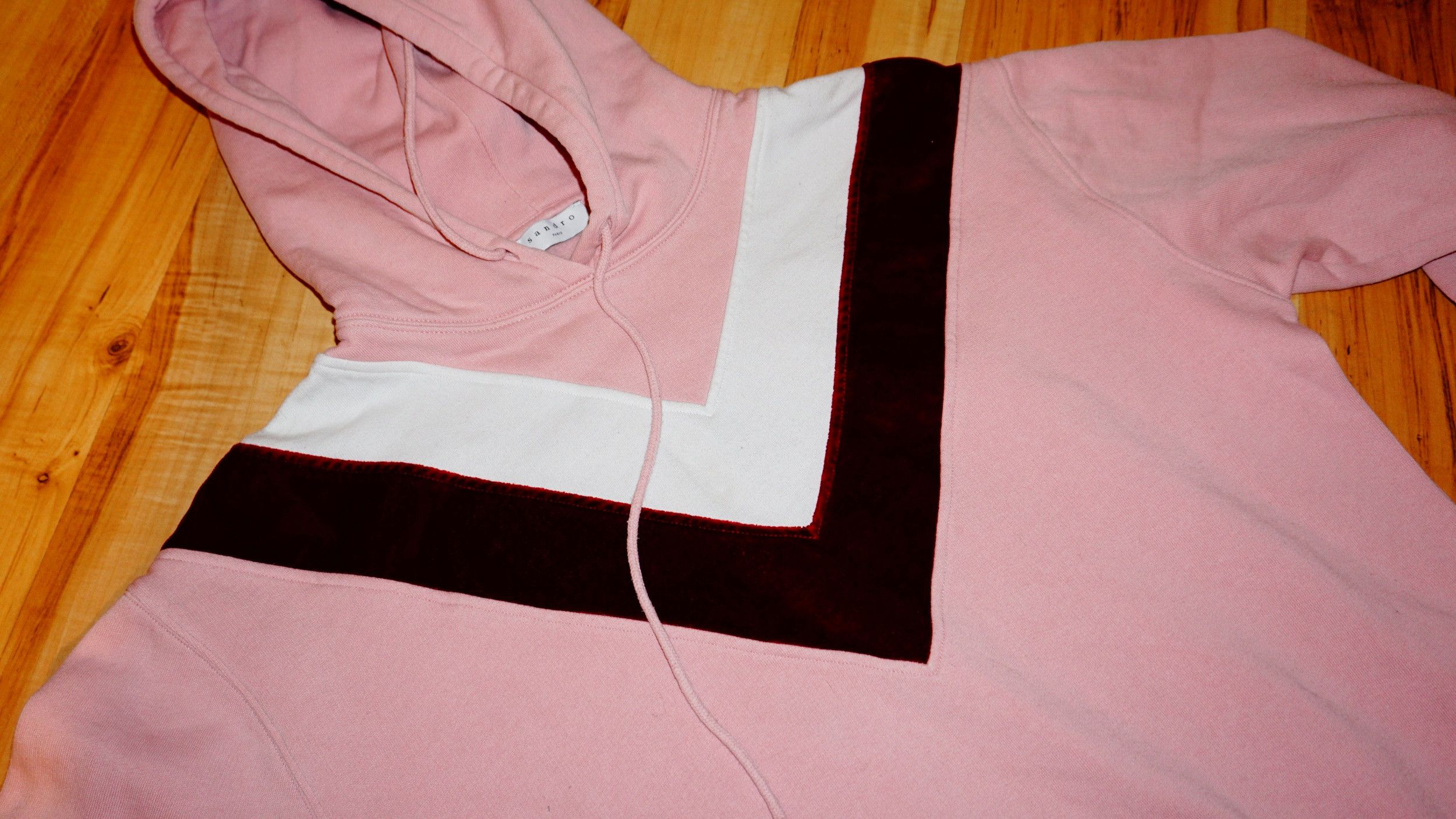 Sandro Sandro Pink Hoodie Sweatshirt Size US S / EU 44-46 / 1 - 3 Thumbnail
