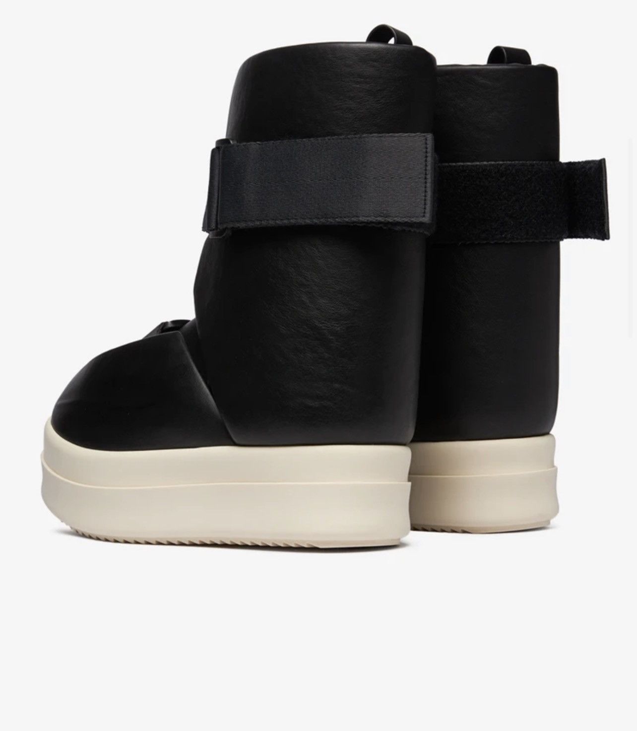 Rick Owens ⚠️Runway⚠️Luxor Leather Padded Buckle Boots Size US 11 / EU 44 - 2 Thumbnail