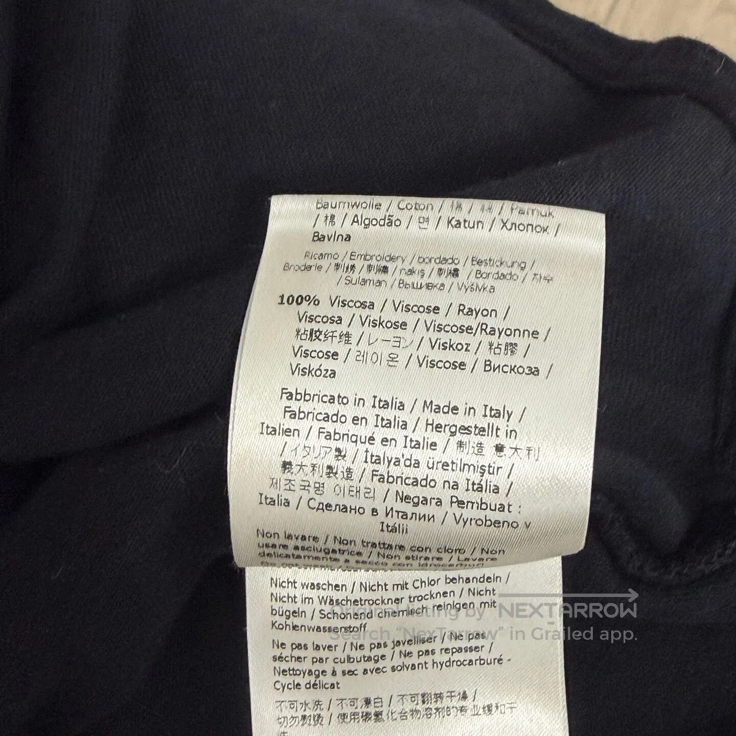 Fendi FENDI Flock Letter Logo Short Sleeve| Size US XXS / EU 40 - 6 Thumbnail