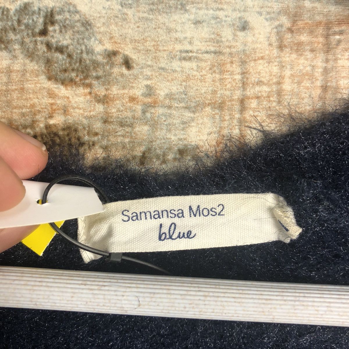 Japanese Brand DL Samansa Mos2 Black Cardigan Knitweaer #C398 Size M / US 6-8 / IT 42-44 - 9 Thumbnail