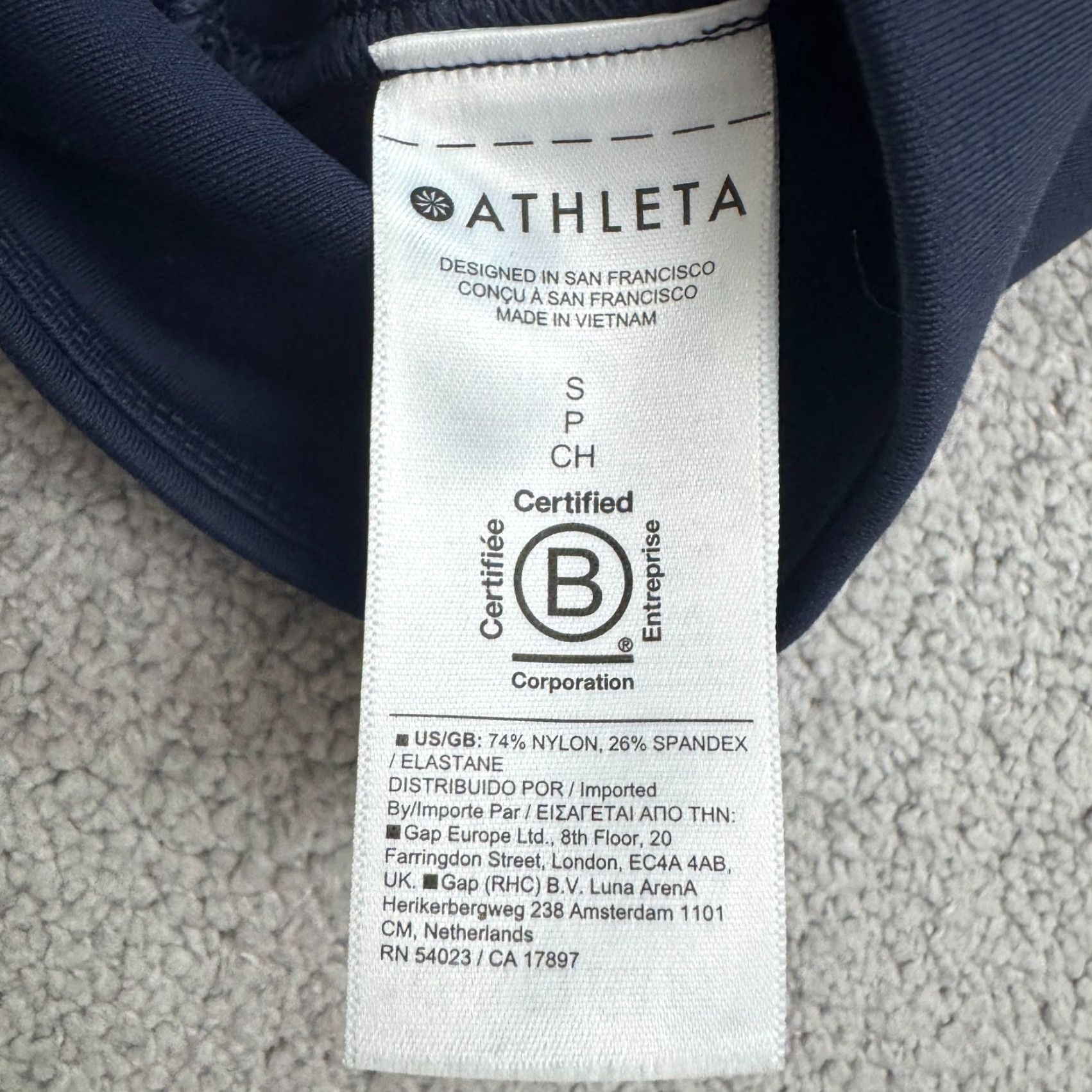 Athleta Athleta Delancey Skyline Stretch Leggings Women’s Small Navy Blue Ankle Zip Activewear Size 28" / US 6 / IT 42 - 6 Thumbnail