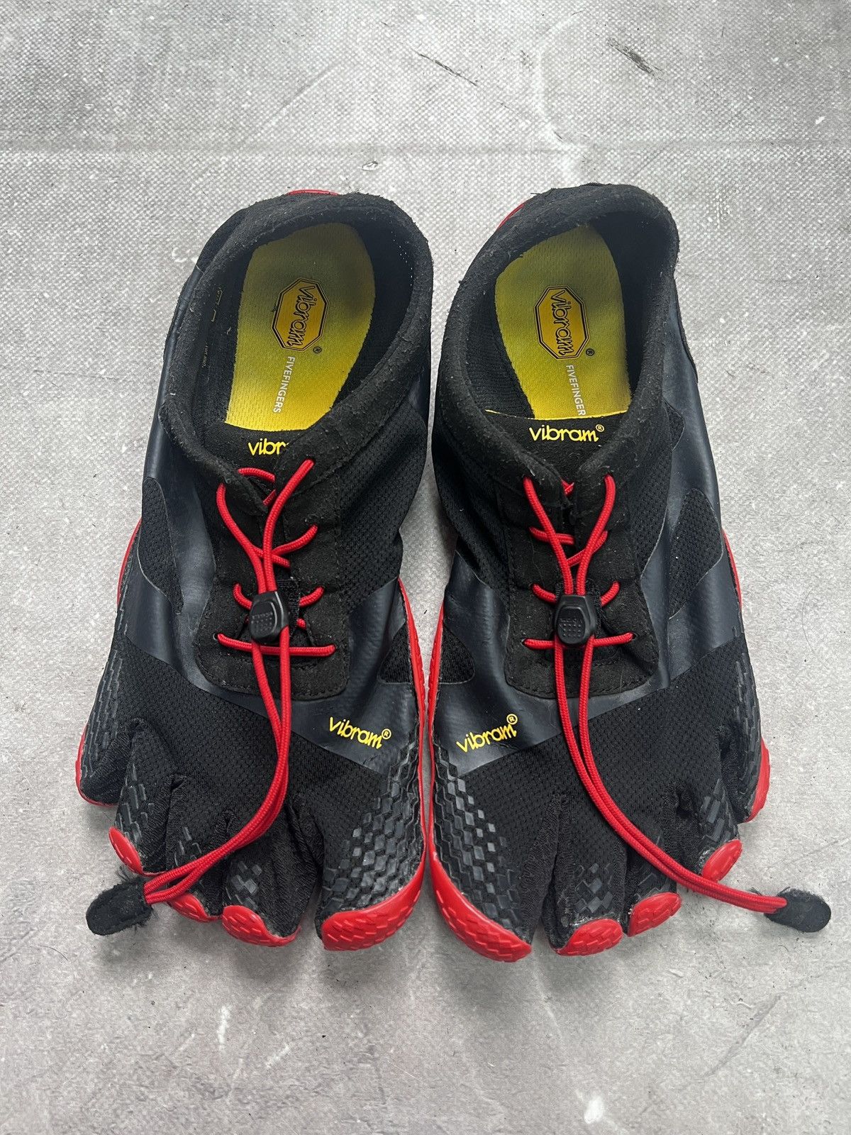 Vibram Vibram Five Fingers red black minimalist running shoes Size US 8 / EU 41 - 1 Thumbnail