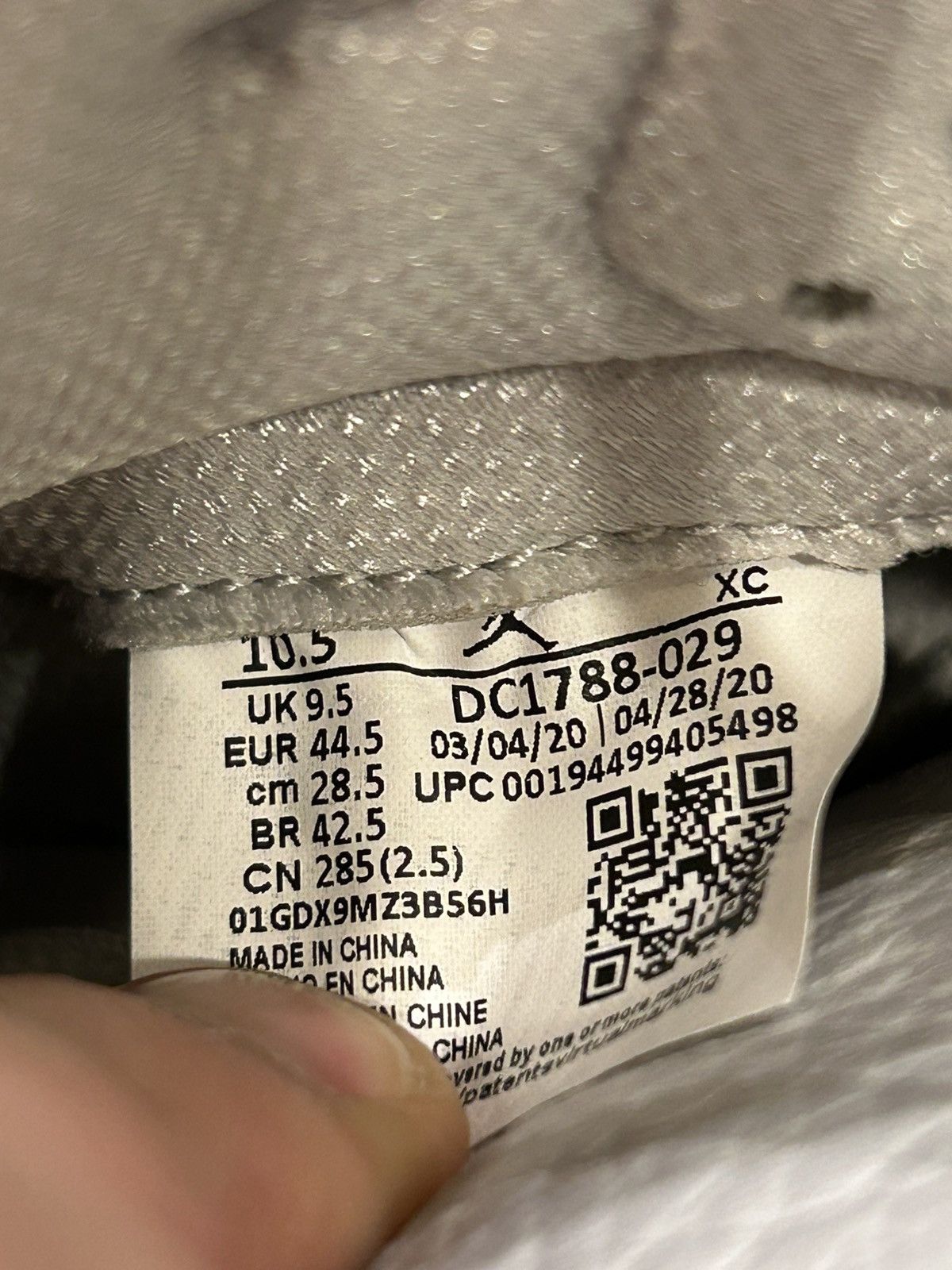 Jordan Brand Jordan 1 Retro ‘COJP Neutral Grey’ Size US 10.5 / EU 43-44 - 5 Thumbnail