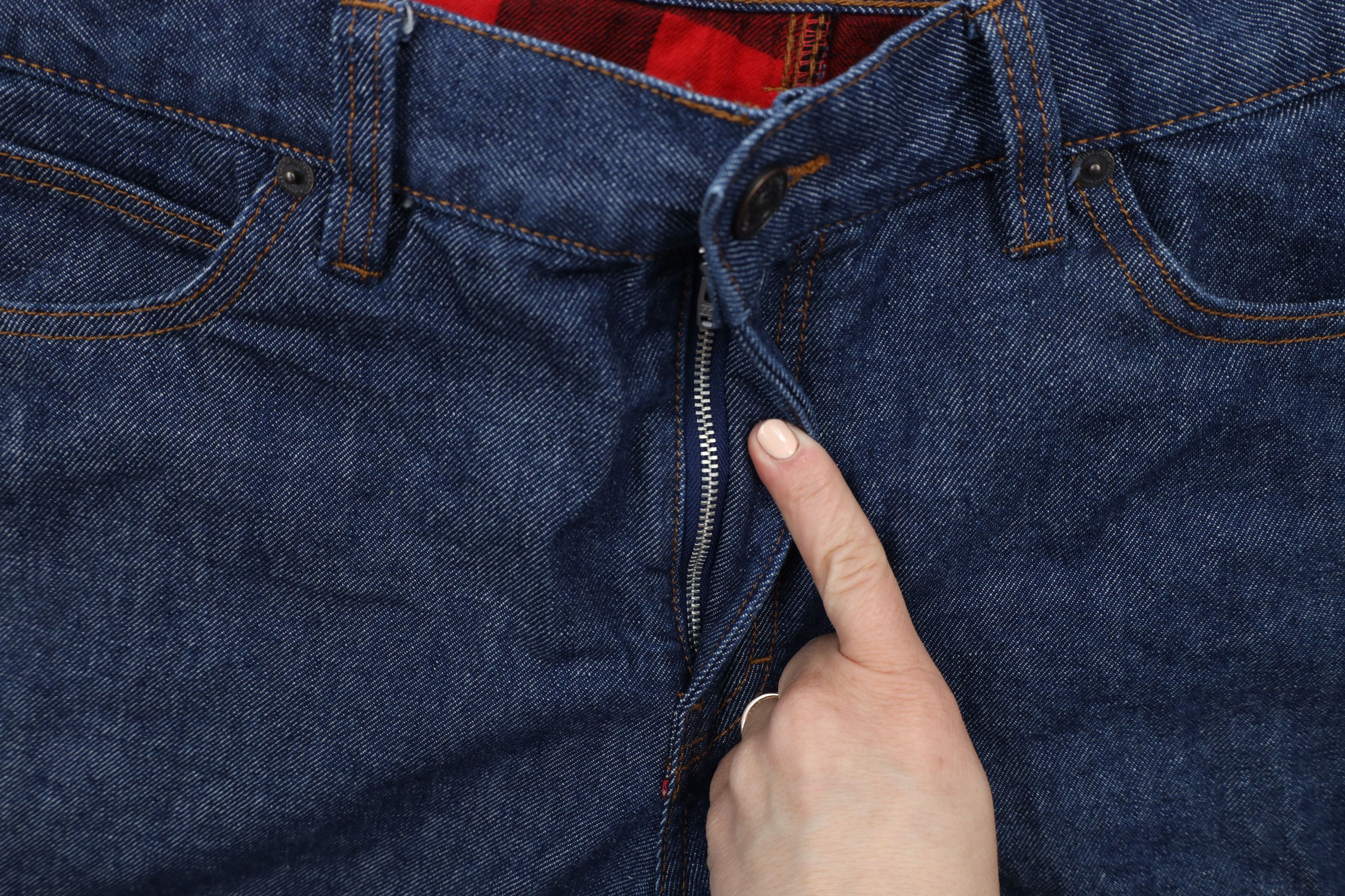 Vintage Vintage 90s Streetwear Lined Insulated Denim Jeans Blue Size US 36 / EU 52 - 6 Thumbnail