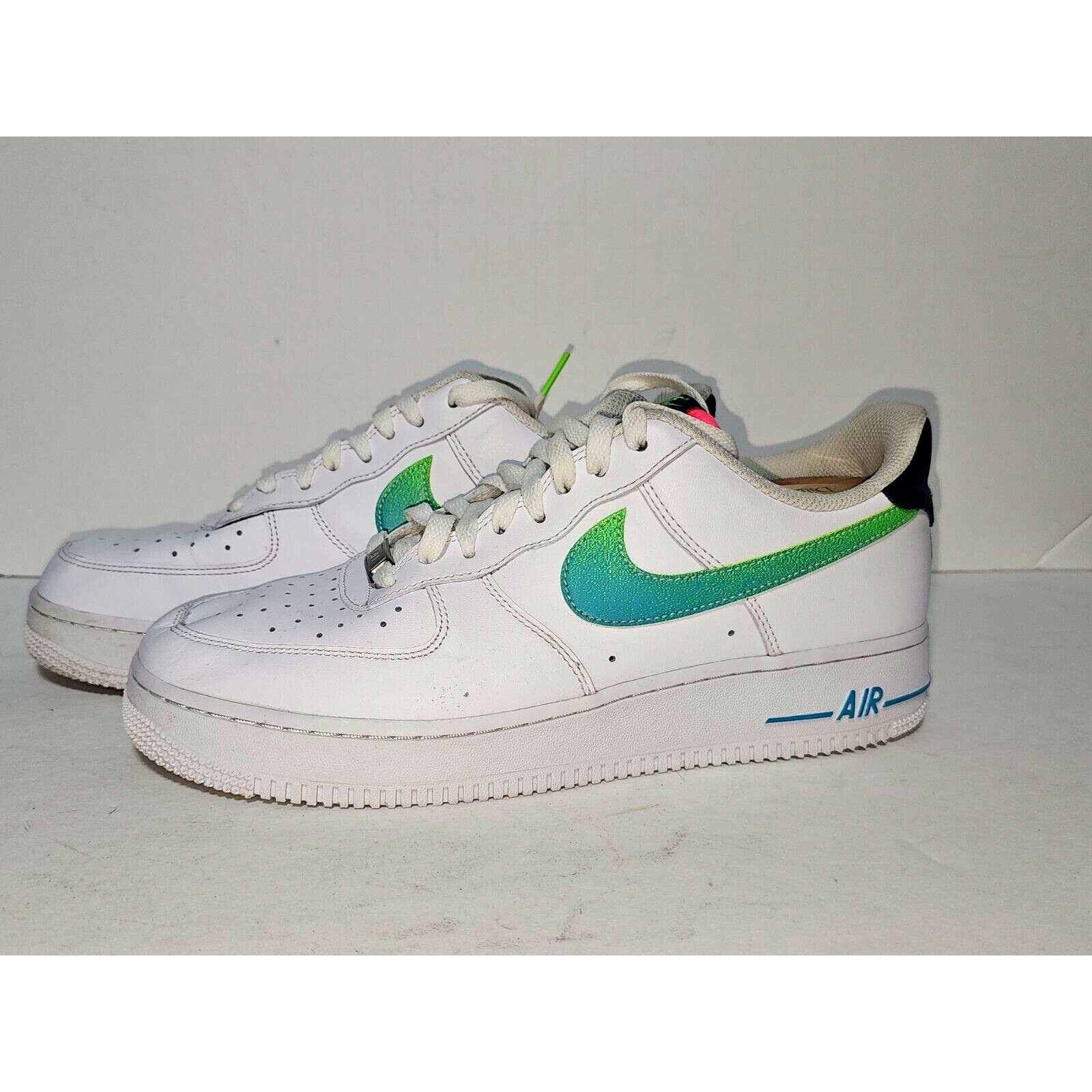 Nike Air Force Low '07 LV8 White Aquamarine Mens Size