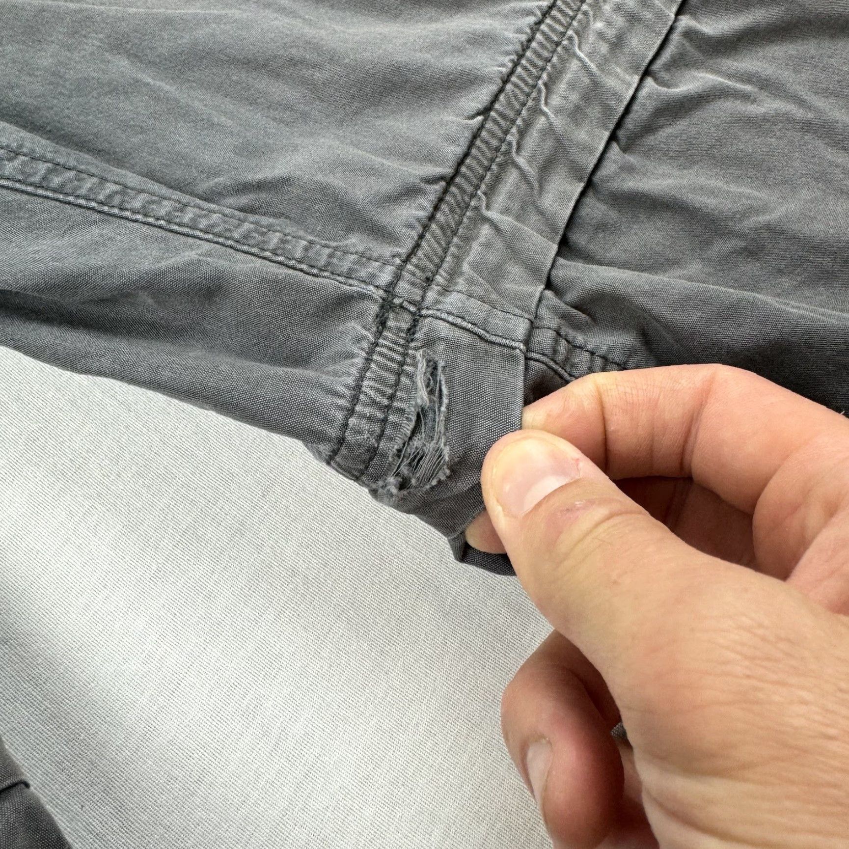Vintage VINTAGE BC Clothing Baggy Cargo Pants Adult 32x31 Gray Pocket Grunge Y2K Hipster 90s Mens Size US 32 / EU 48 - 6 Thumbnail