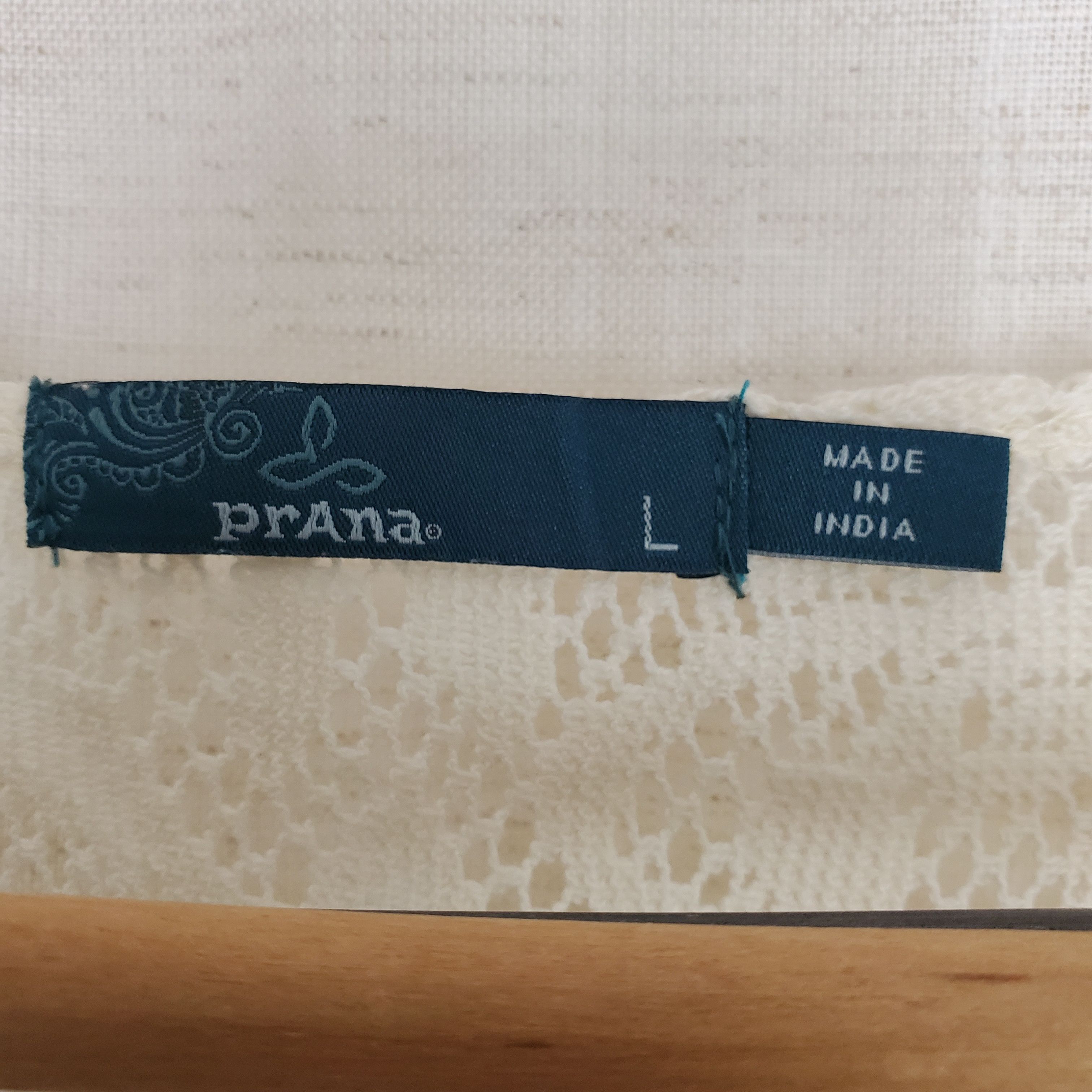 Prana PrAna Teal Lace Trim Sleeveless Top SZ:L Size L / US 10 / IT 46 - 3 Thumbnail