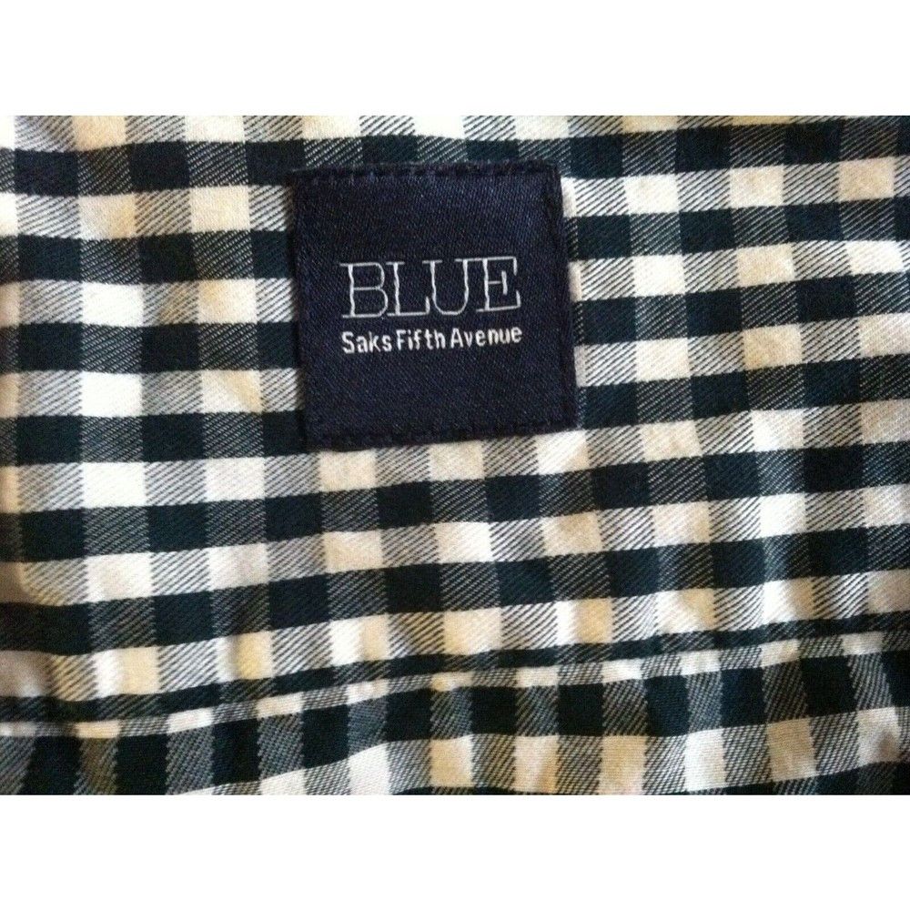 Saks Fifth Avenue SAKS FIFTH AVENUE MENS DK GREEN 100%COTTON CASUAL SHIRT XXL Size US XXL / EU 58 / 5 - 5 Thumbnail