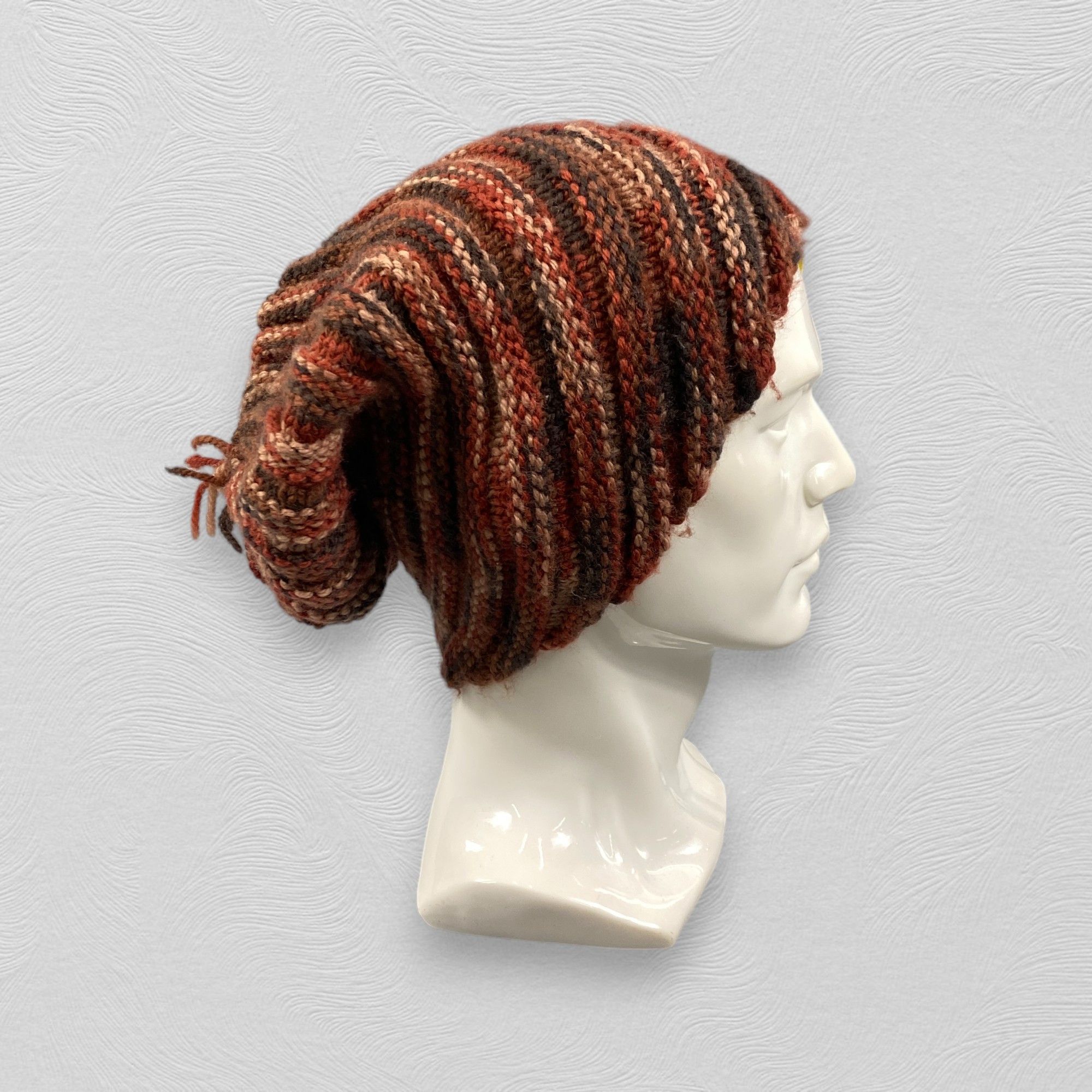 Japanese Brand Knit Wave Snow Cap Beanie Hat -BN1145 Size ONE SIZE - 4 Thumbnail