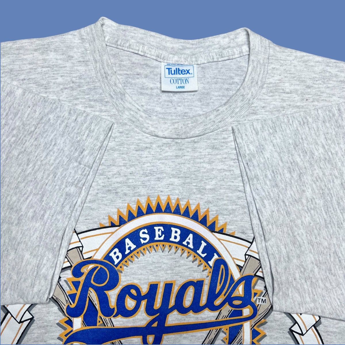 MLB × Vintage 1991 MLB Kansas City Royals American League Baseball Tee Size US L / EU 52-54 / 3 - 2 Thumbnail