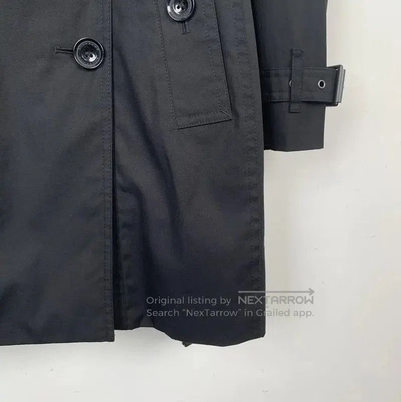 Burberry Burberry Black Cotton Women's Trench Coat. Size S / US 4 / IT 40 - 5 Thumbnail