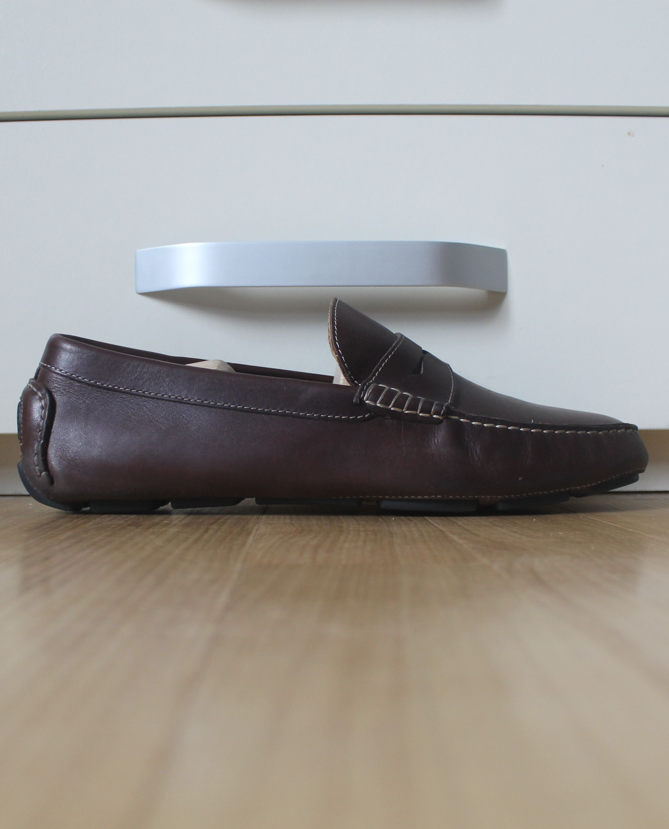 Crockett & Jones Crockett & Jones Penny Loafers Leather Moccasin Size US 12 / EU 45 - 4 Thumbnail