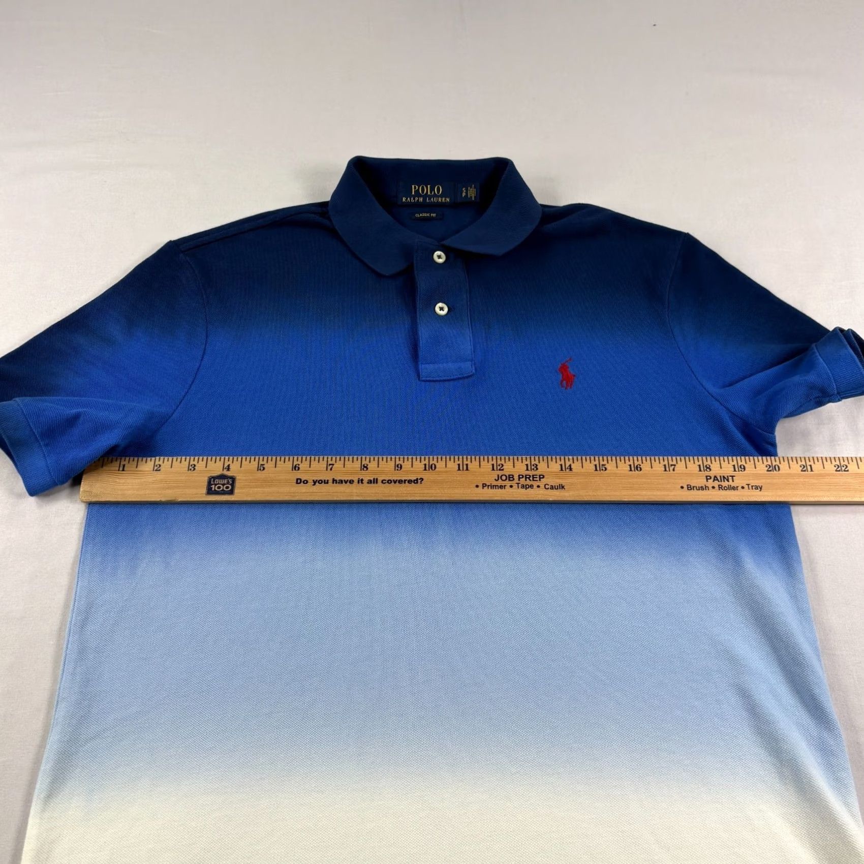 Polo Ralph Lauren Polo Ralph Lauren Shirt Mens S Blue Ombre Casual Preppy Golf Cotton Classic Size US S / EU 44-46 / 1 - 3 Thumbnail