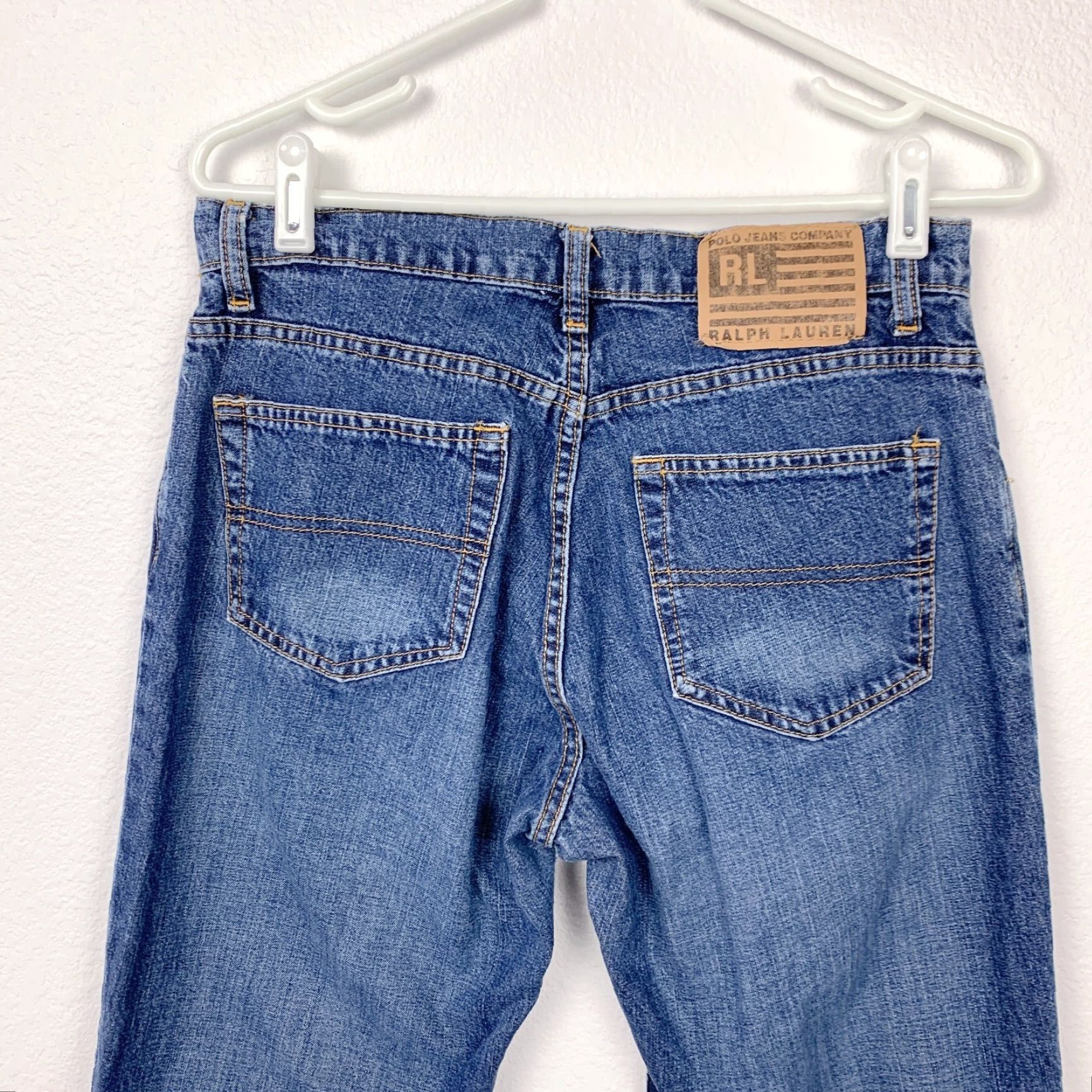 Ralph Lauren Polo Ralph Lauren Jeans Jeans Blue 4 32 Relaxed Regular Women Zip 100% Cotton Straight Vintage Women's? Size 27" / US 4 / IT 40 - 5 Thumbnail