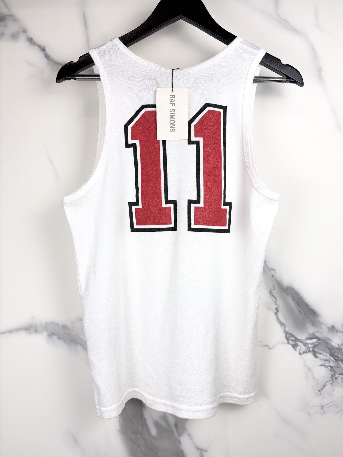 Raf Simons SS00 Raf Simons Summa Cum Laude Number 11 Tank Top Size US M / EU 48-50 / 2 - 1 Thumbnail