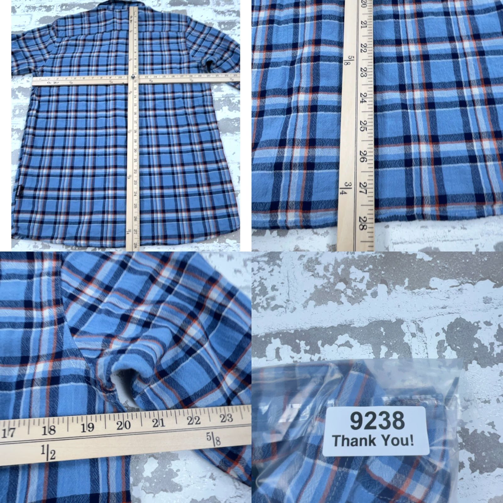 Patagonia Patagonia Shirt Men Medium Blue Button Up Organic Cotton Flannel Lightweight Plaid Regular Long Sleeve Blue Size US M / EU 48-50 / 2 - 8 Thumbnail