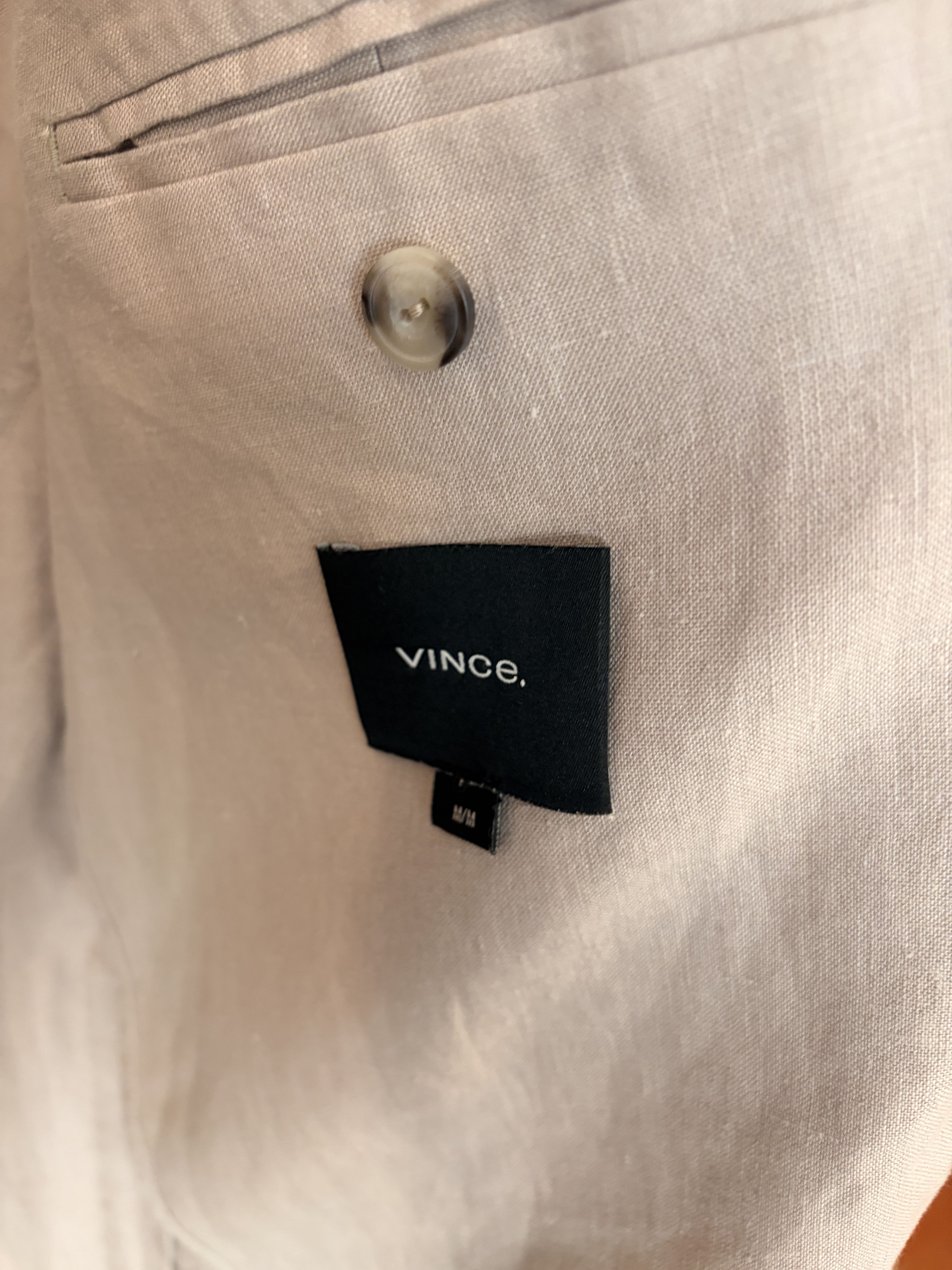 Vince vince linen blazer Size 40R - 3 Thumbnail
