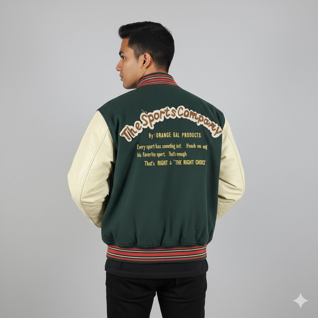 If Six Was Nine Vintage The Sport Company Varsity Jacket Size US L / EU 52-54 / 3 - 2 Thumbnail