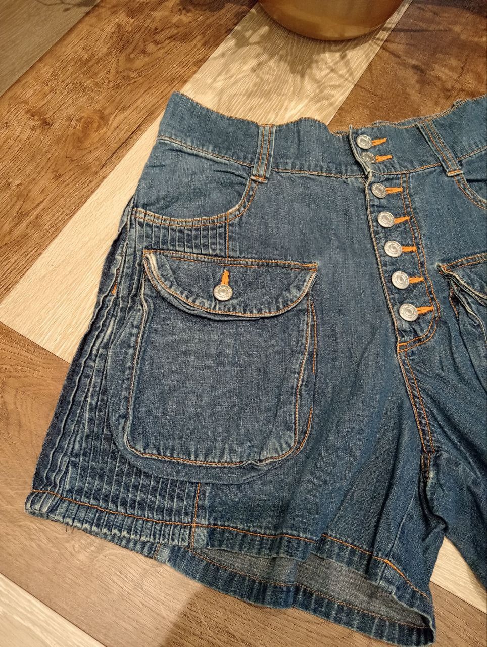 Issey Miyake VINTAGE SUNAOKUWAHARA ISSEY MIYAKE BUTTON SHORTPANTS Size US 33 - 4 Thumbnail