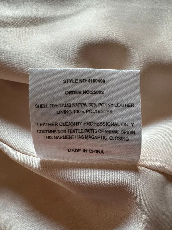 Donna Karan Donna leather jacket 38 M ponytail lambskin leather jacket Size M / US 6-8 / IT 42-44 - 12 Thumbnail