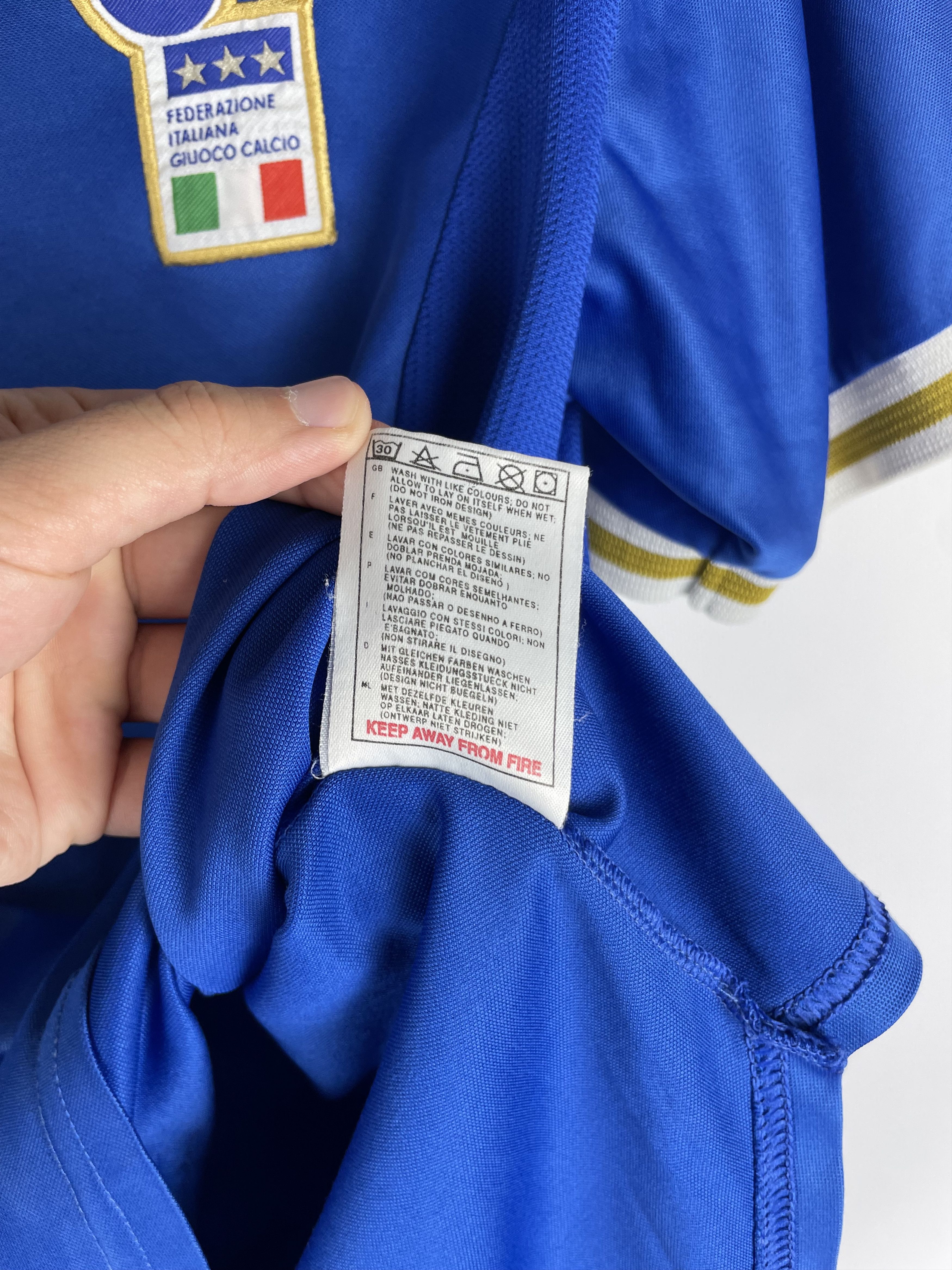 Nike × Vintage Nike Italy National Team Football Vintage Jersey Size US M / EU 48-50 / 2 - 8 Thumbnail